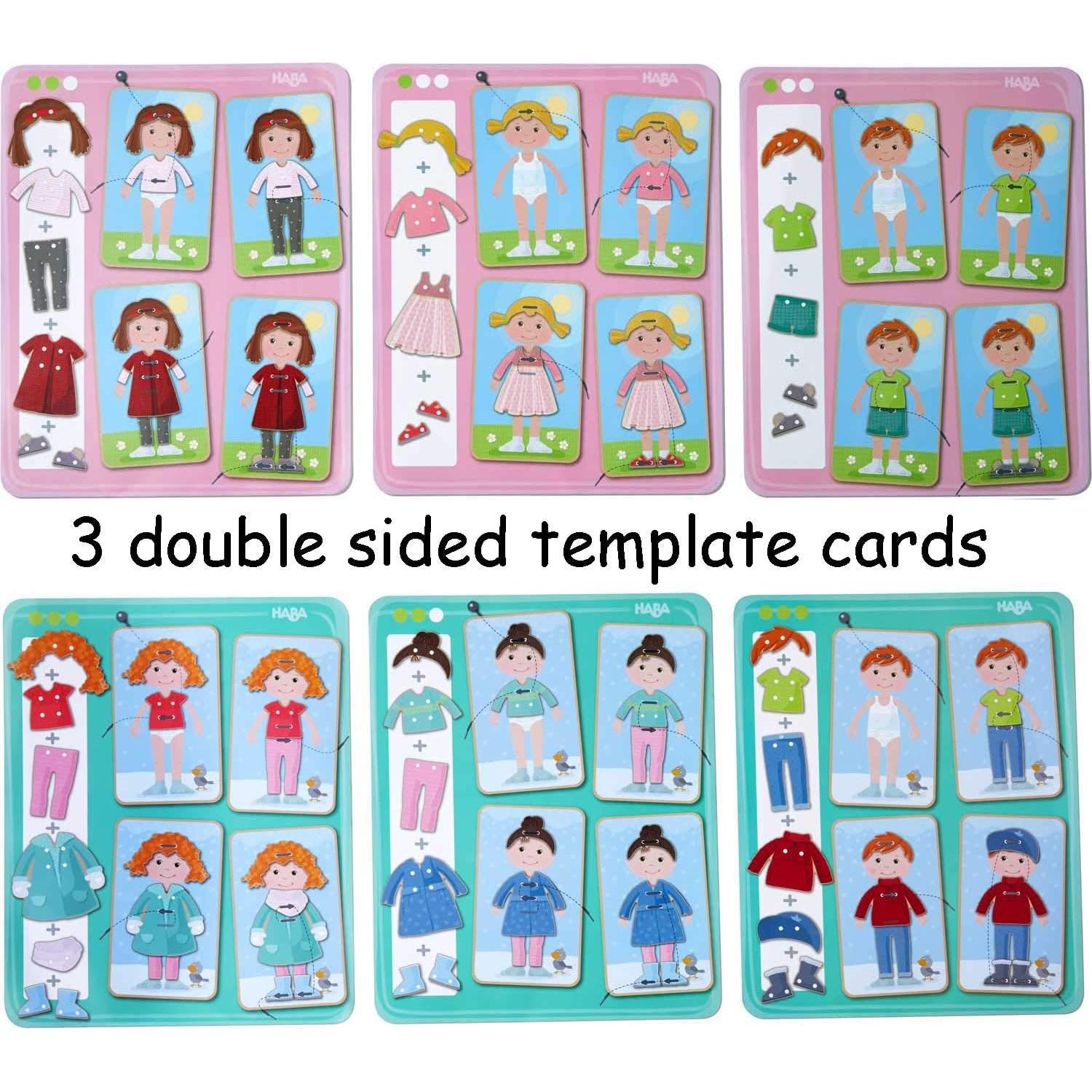 Juego de Enhebrado HABA 36 Piezas - Juguete Montessori para Niños