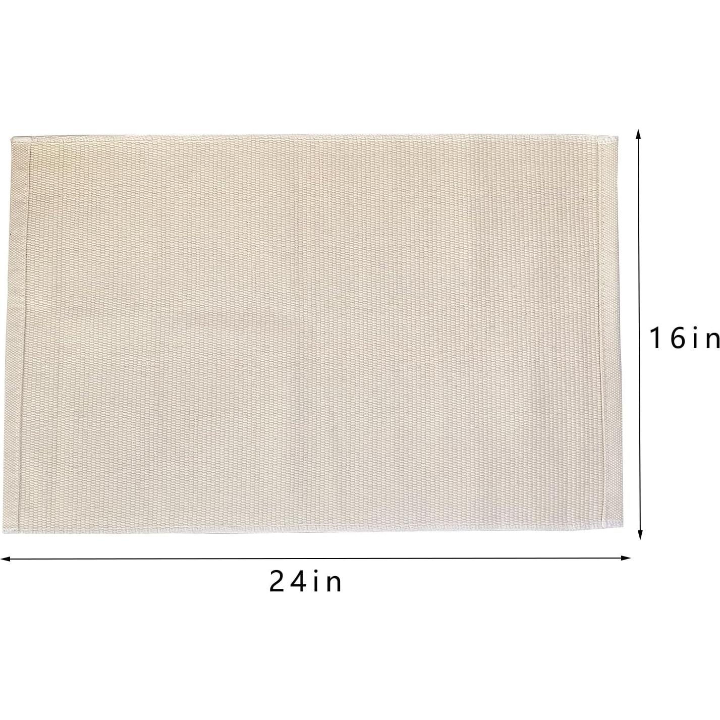 Alfombra Montessori JE JOUE Algodón 40x60 cm Beige