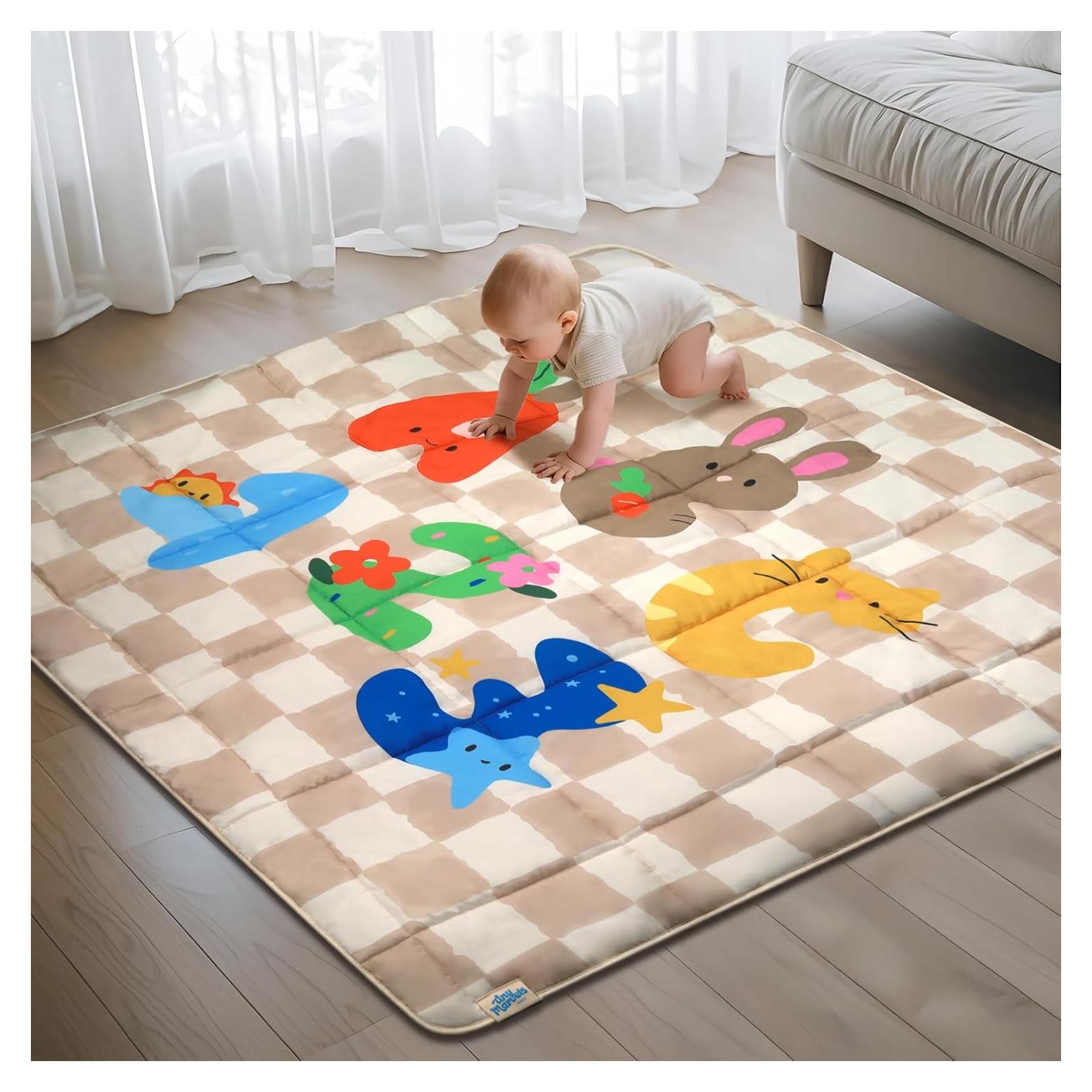 Alfombra de Juego Plegable Tiny Marvels 127x127 cm Antideslizante