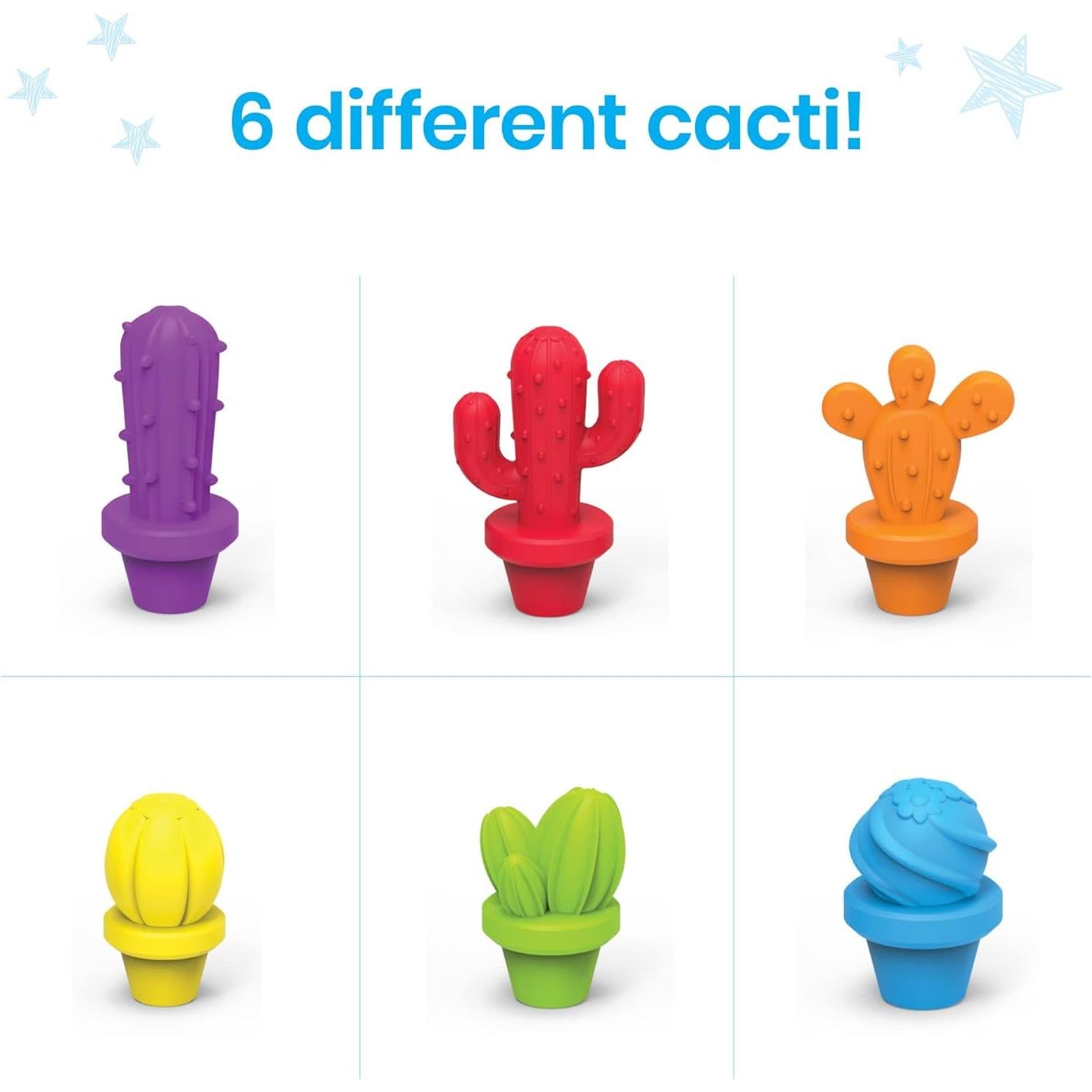 Contadores de Cactus Coloridos Hand2Mind - Juguetes Matemáticos 12.7x11.7cm