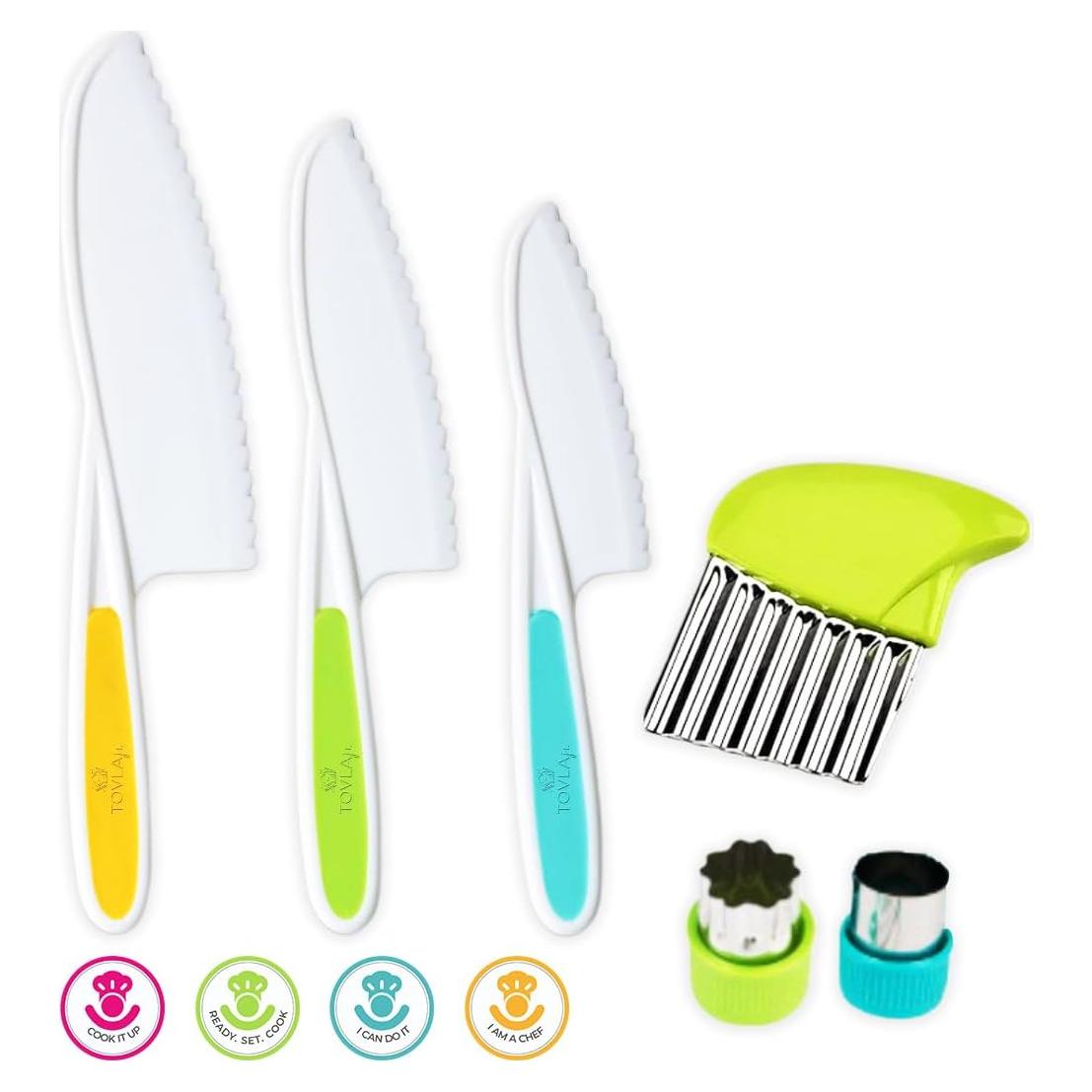 Juego de Corte para Niños TOVLA JR. - 4 Utensilios Seguros