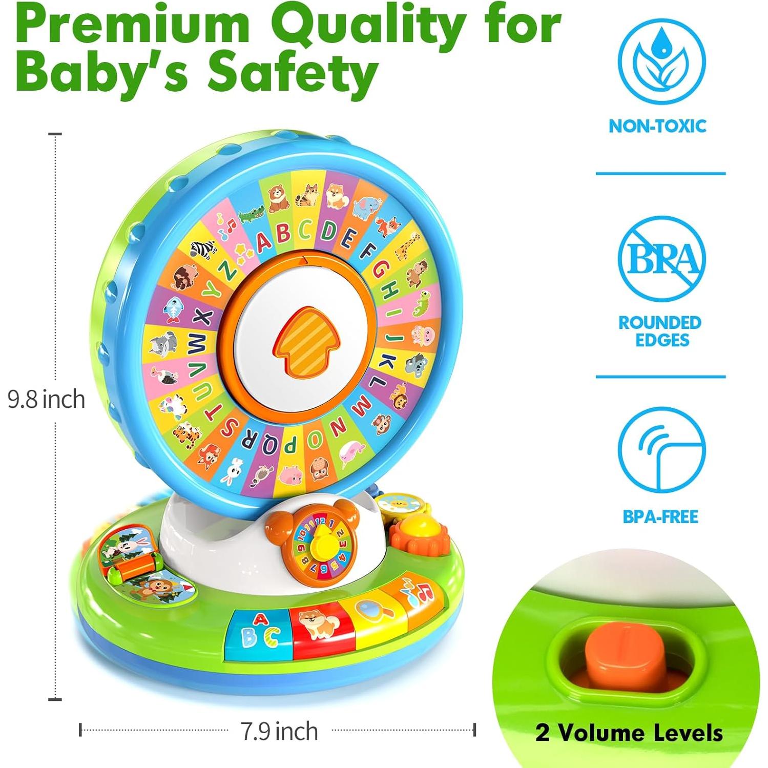 Juguete Educativo Musical Aigybobo para Niños 1-3 Años