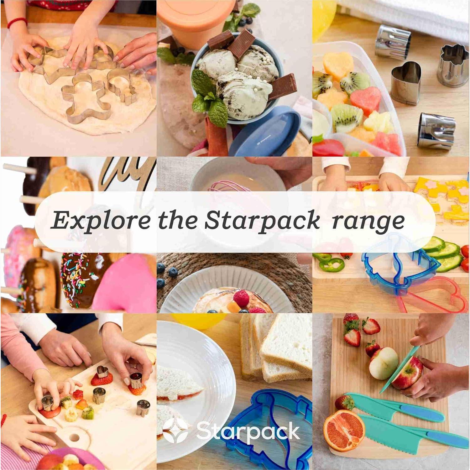 Juego de cuchillos seguros para niños StarPack 3 piezas