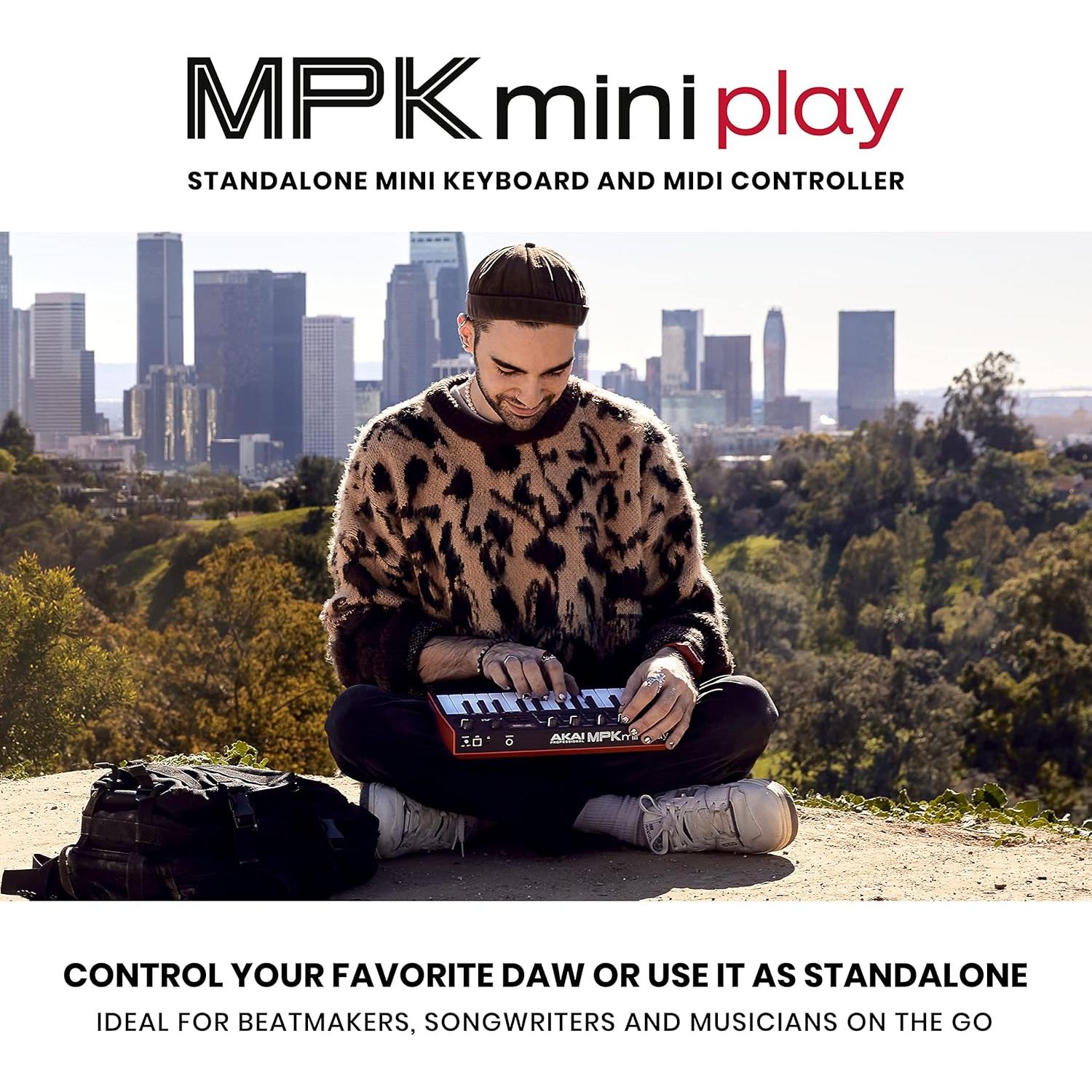 Paquete Estudio Grabación Akai MPK Mini Play + M-Audio AIR 192I4