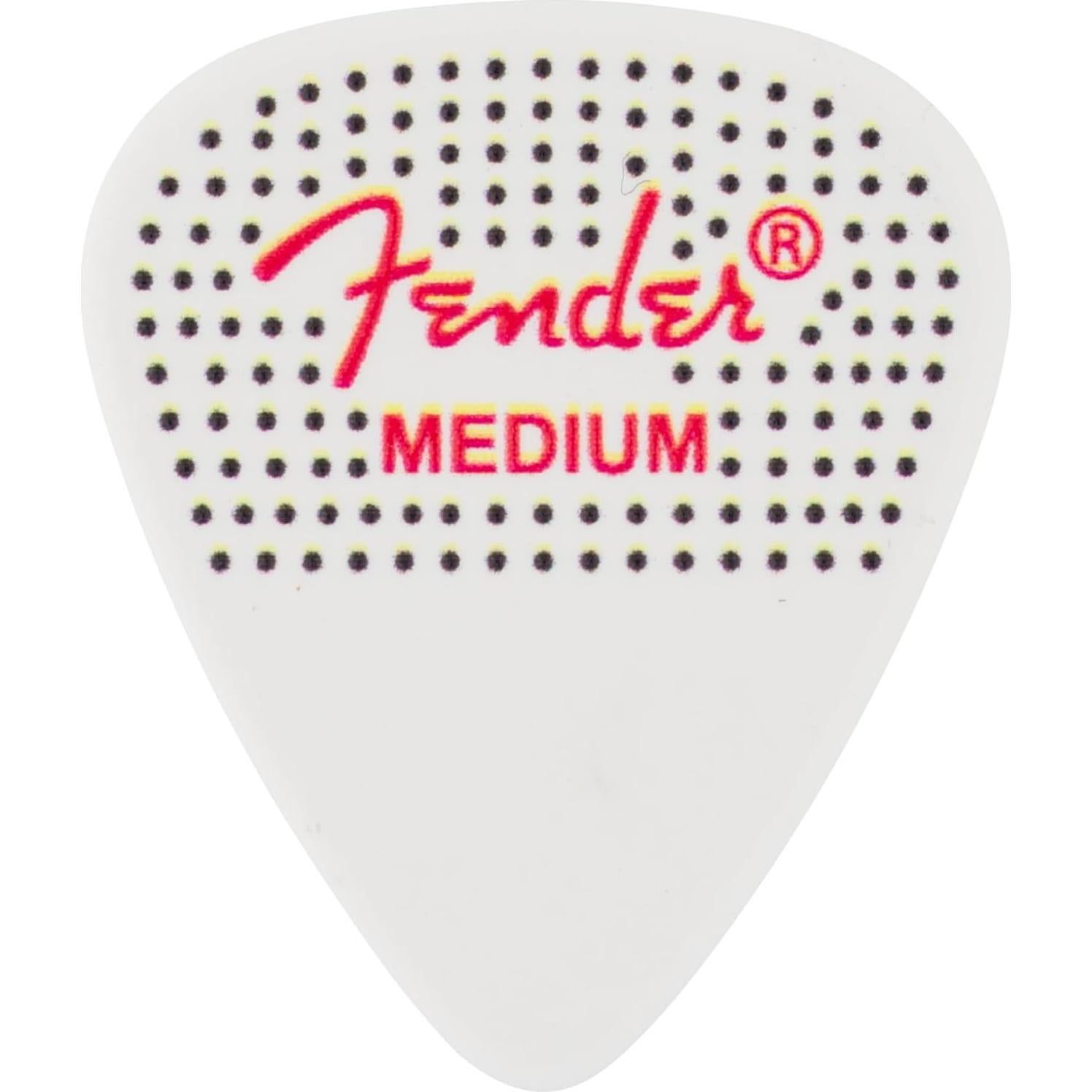 Púas de guitarra celuloide Fender 351 mediana paquete 12