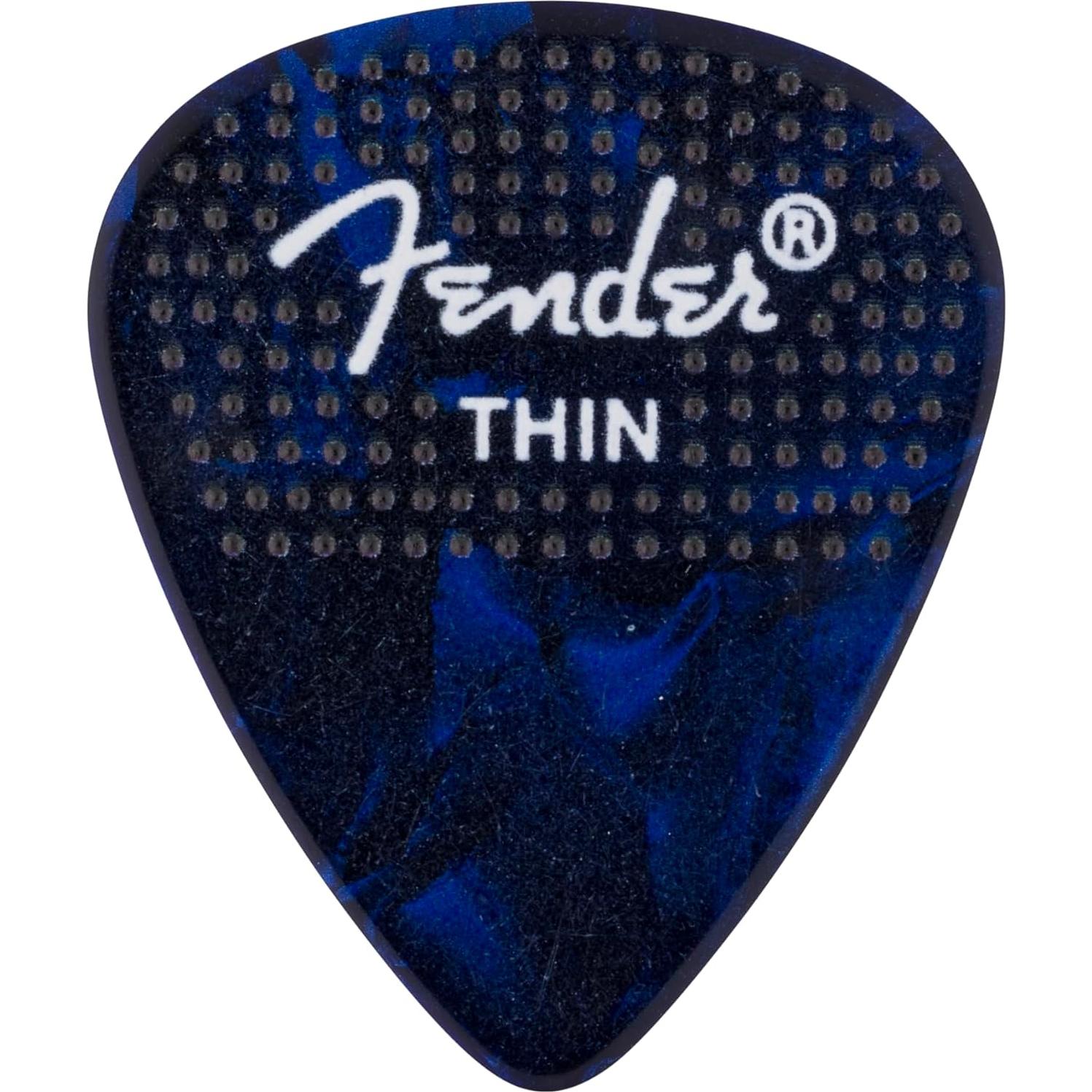 Púas de guitarra celuloide Fender 351 mediana paquete 12
