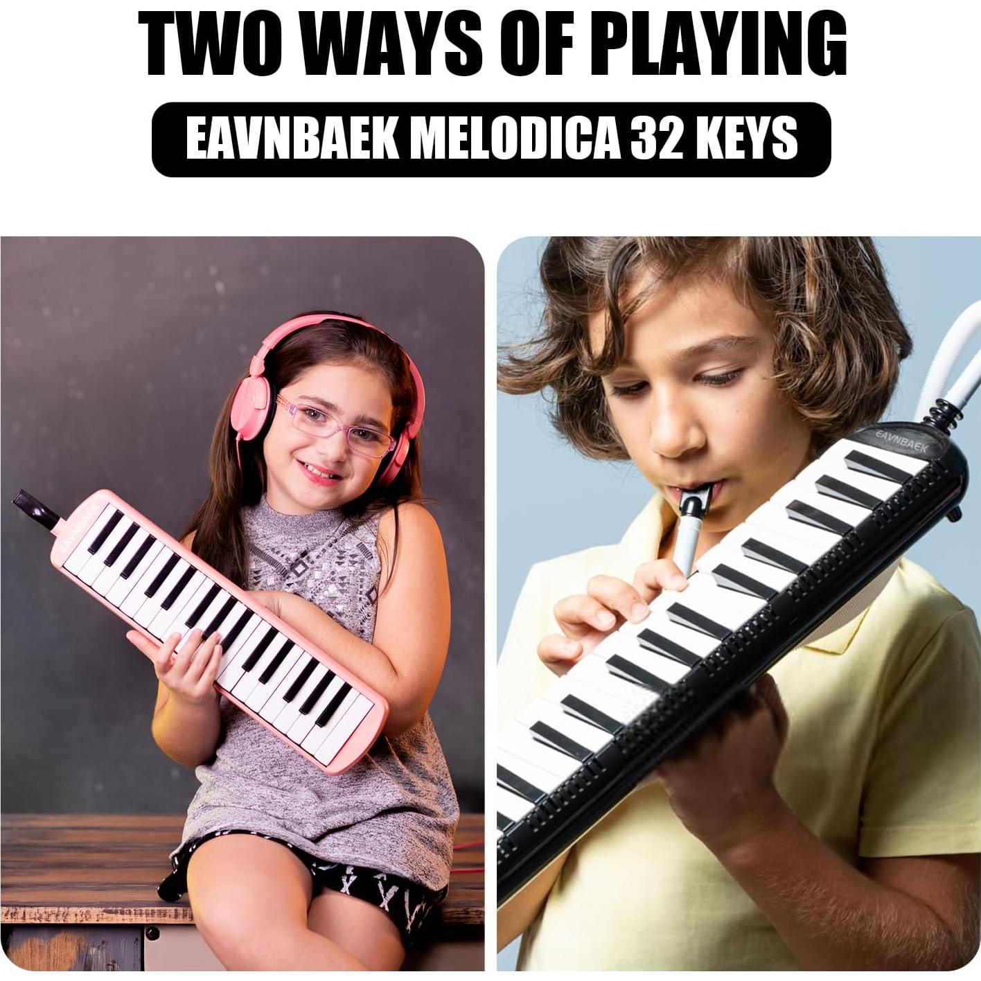 Melódica Soprano Eavnbaek 32 Teclas con Accesorios y Bolsa