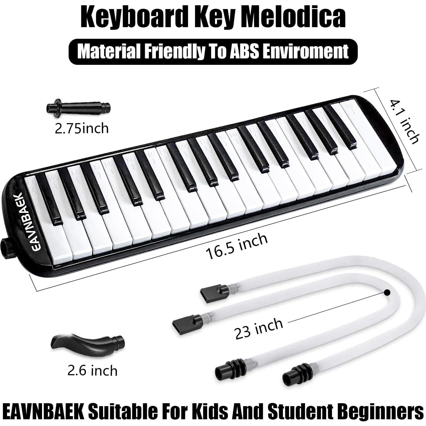 Melódica Soprano Eavnbaek 32 Teclas con Accesorios y Bolsa