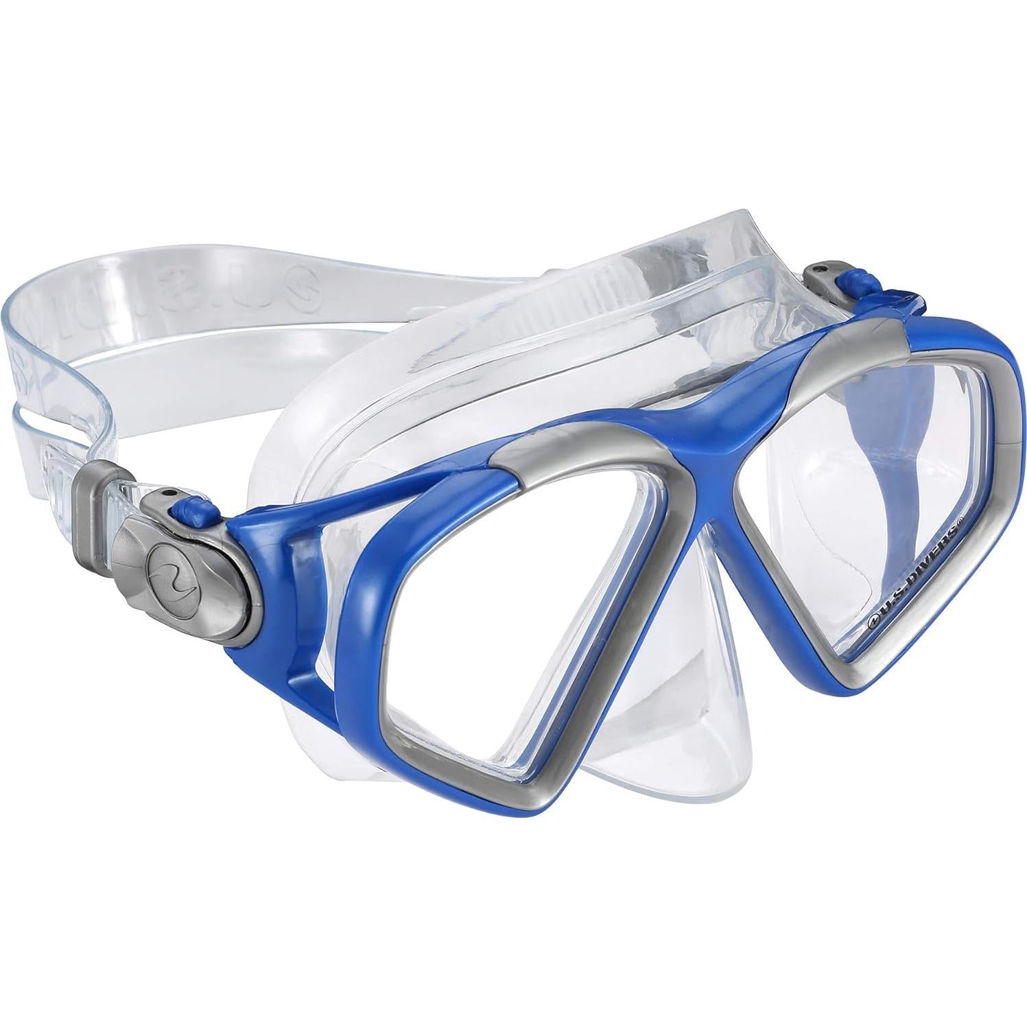 Conjunto de Snorkel U.S. Divers Cozumel DX Ajustable Azul