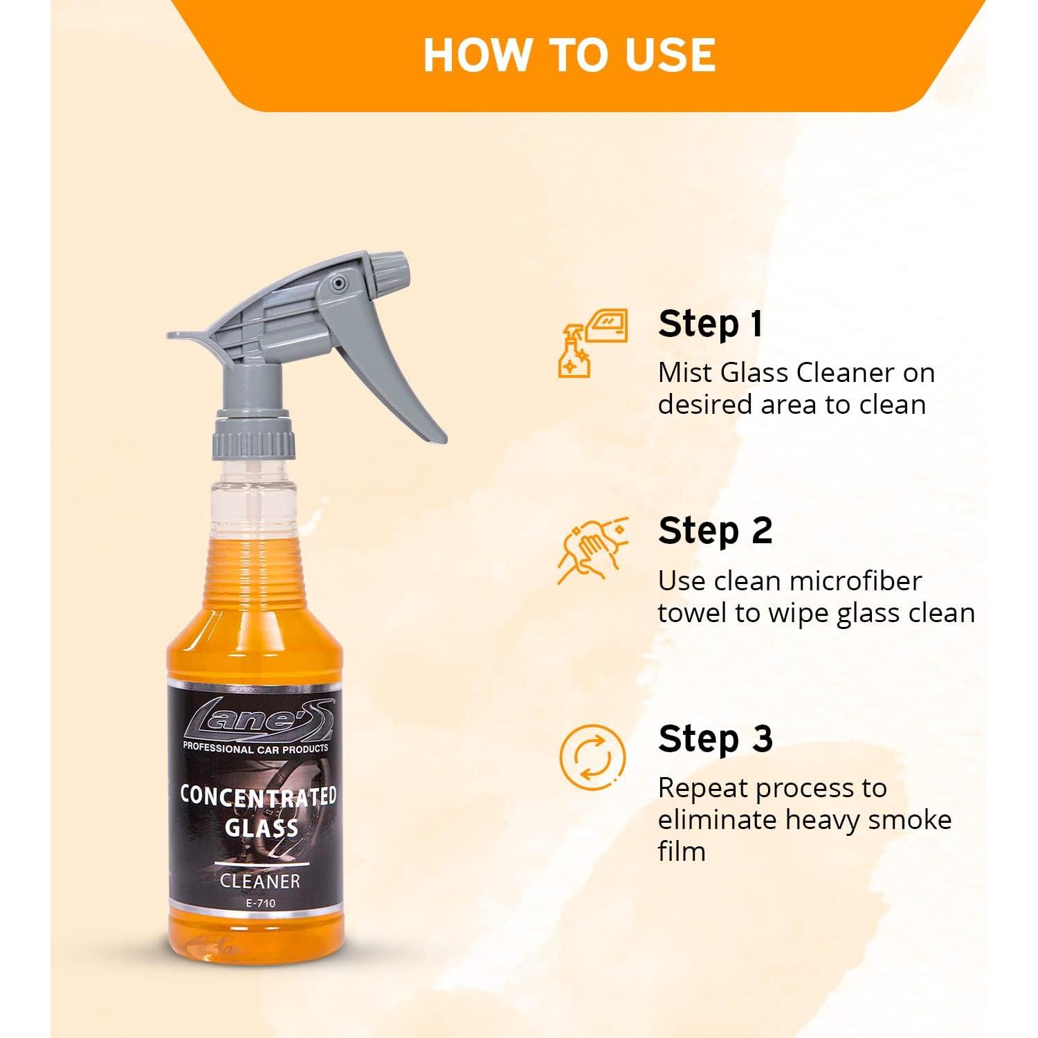 Limpiador de Vidrios Concentrado Lane 473 ml - Sin Amoníaco