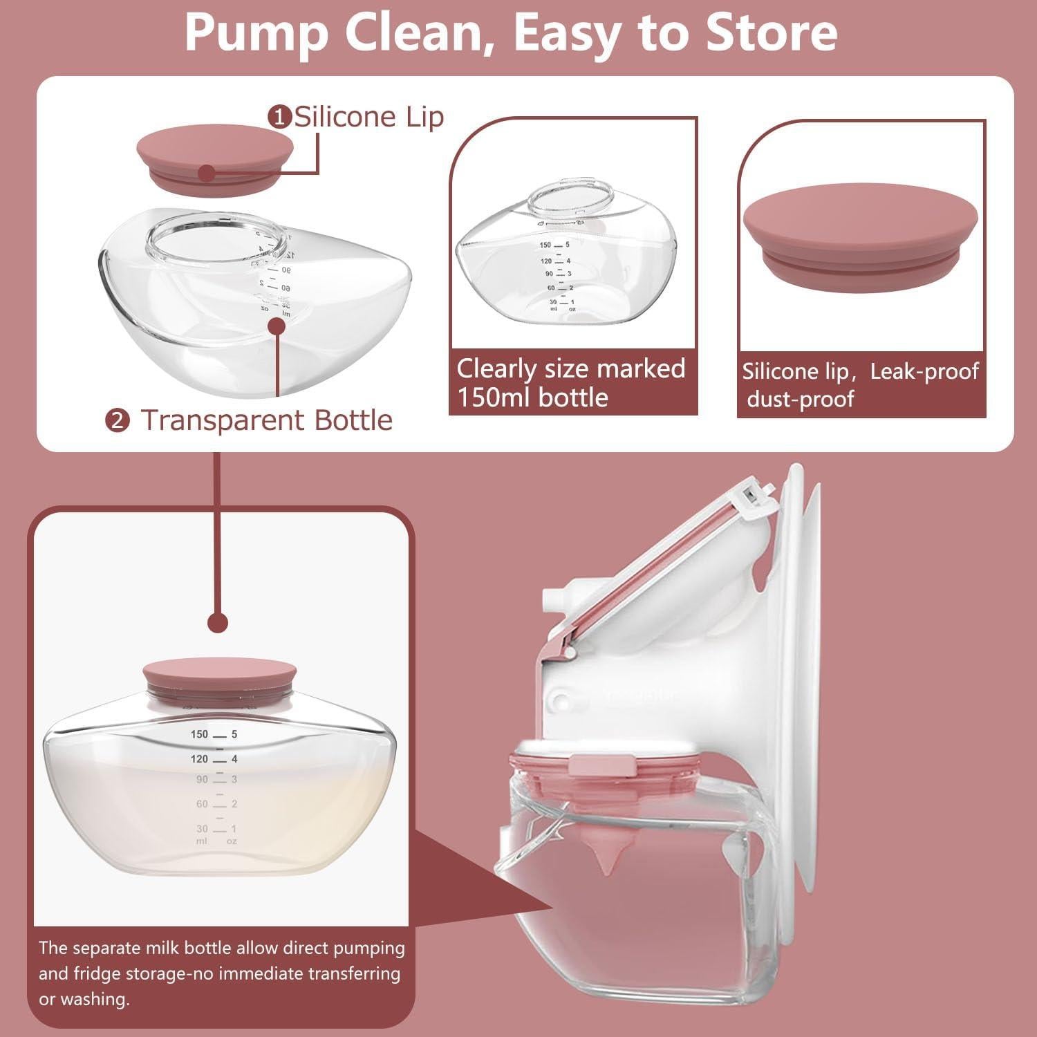 Accesorios Reemplazo Momcozy M9 - Contenedor Leche 150ml