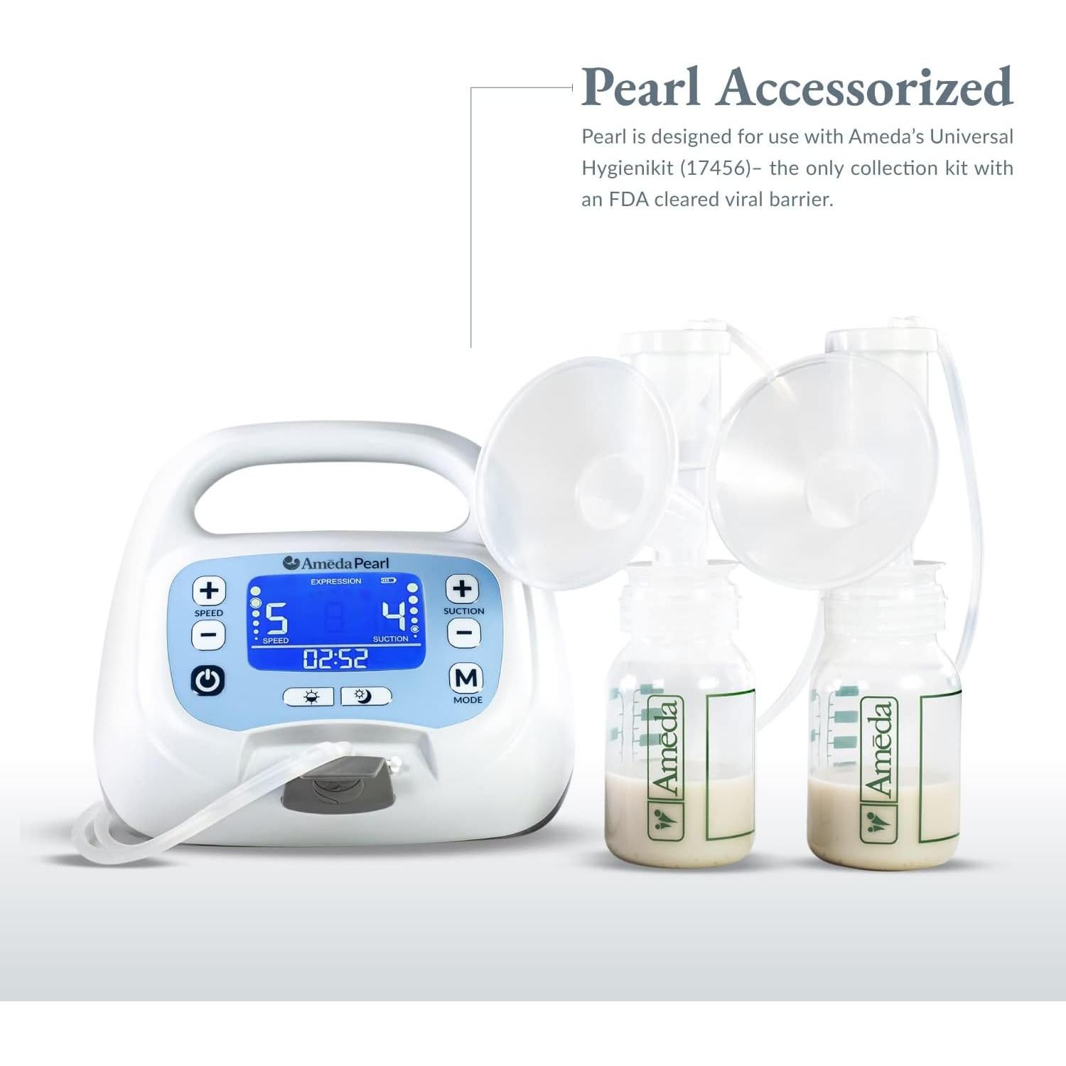 Bomba de Pecho Eléctrica Ameda Pearl Doble Grado Hospitalario