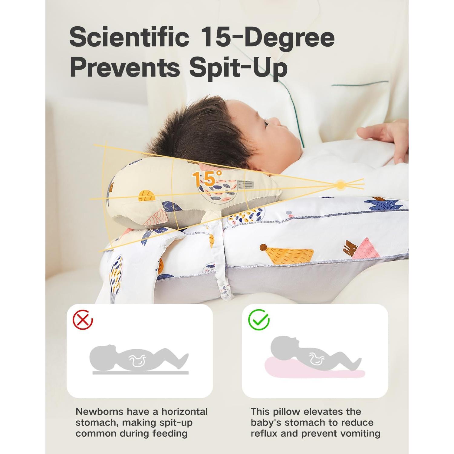 Almohada de Lactancia CrystCare Bosque Ajustable 1.43 kg