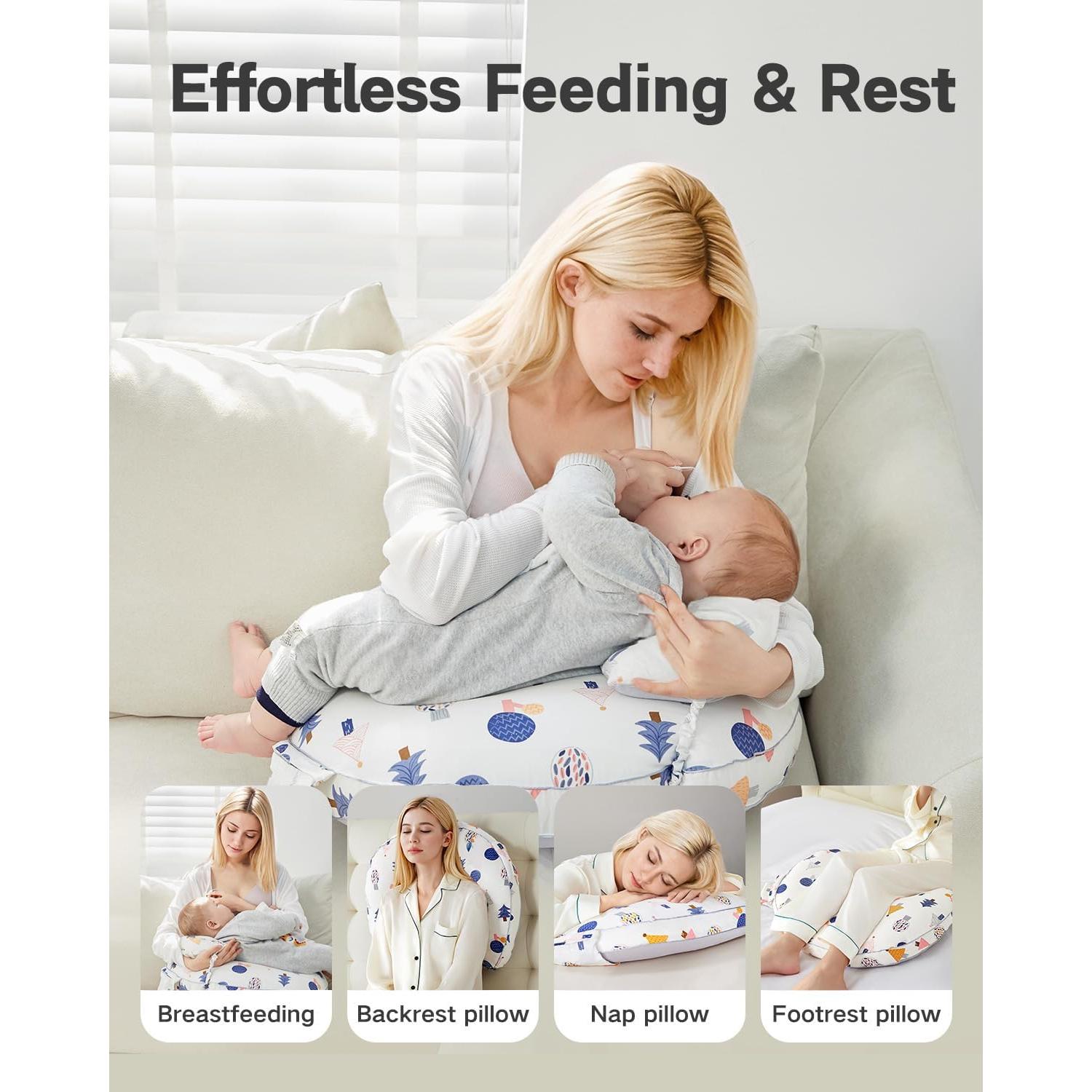 Almohada de Lactancia CrystCare Bosque Ajustable 1.43 kg