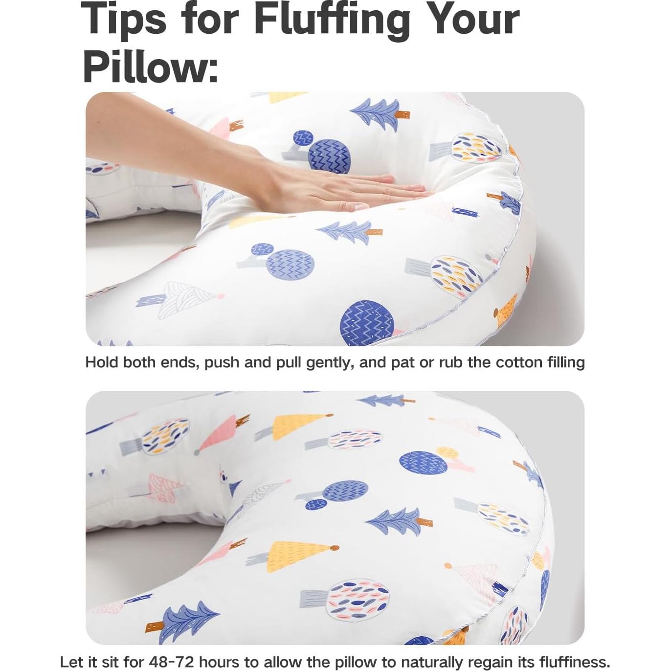 Almohada de Lactancia CrystCare Bosque Ajustable 1.43 kg