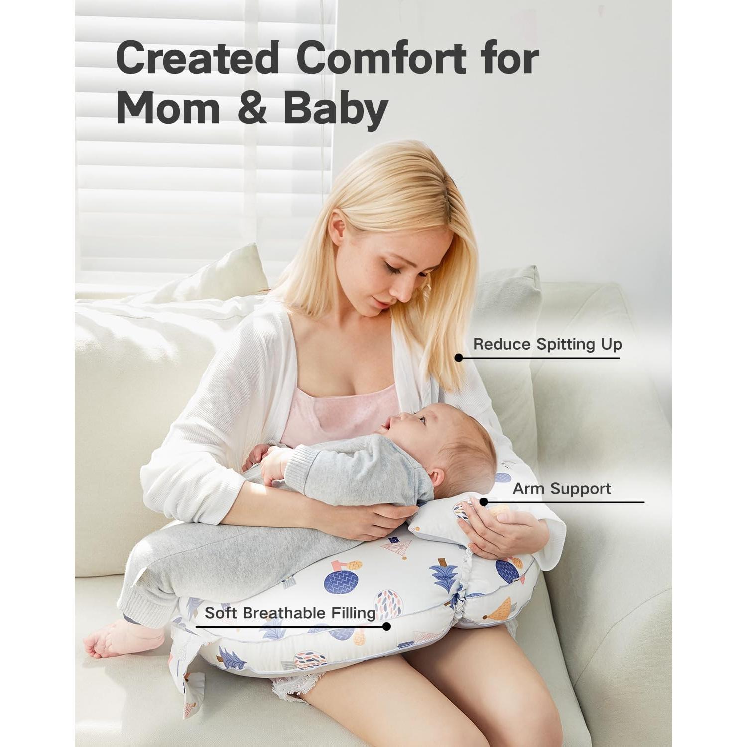 Almohada de Lactancia CrystCare Bosque Ajustable 1.43 kg