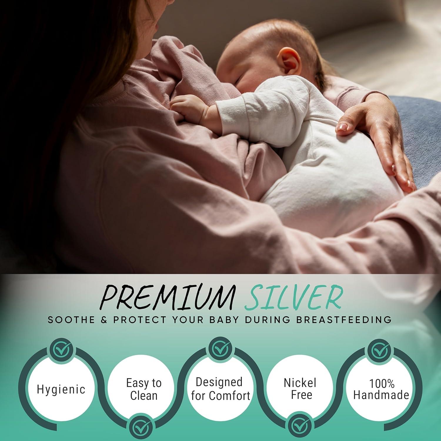 Copas de Lactancia de Plata 925 Silvamom - Extra Grande