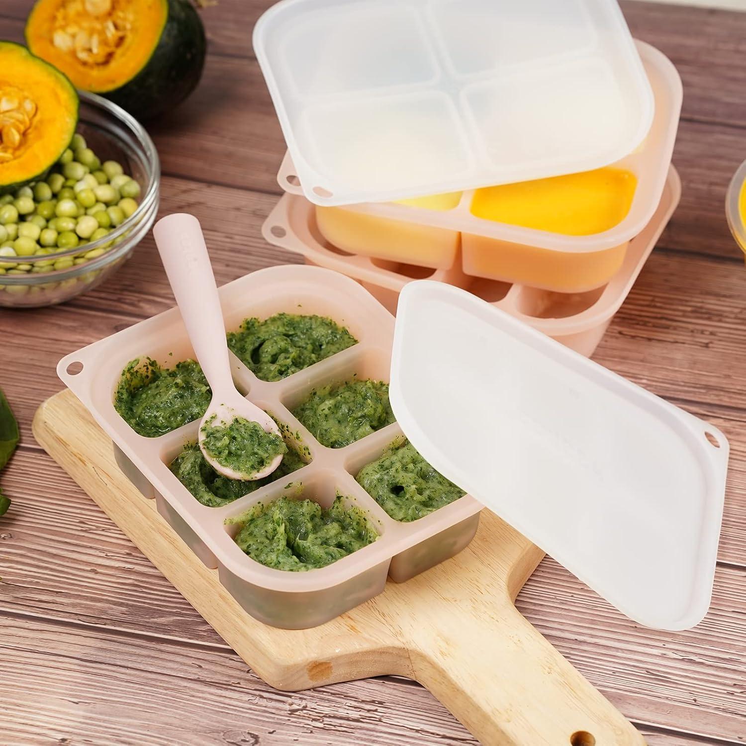 Bandeja de Congelación de Silicona Haakaa 8 Compartimentos 320g