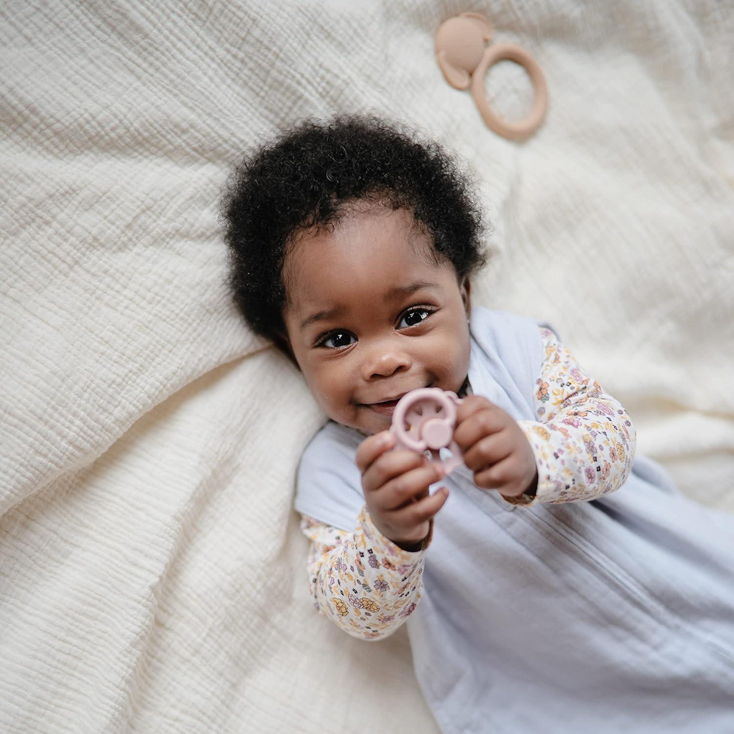Saco de Dormir para Bebés Mushie 100% Algodón Orgánico Azul