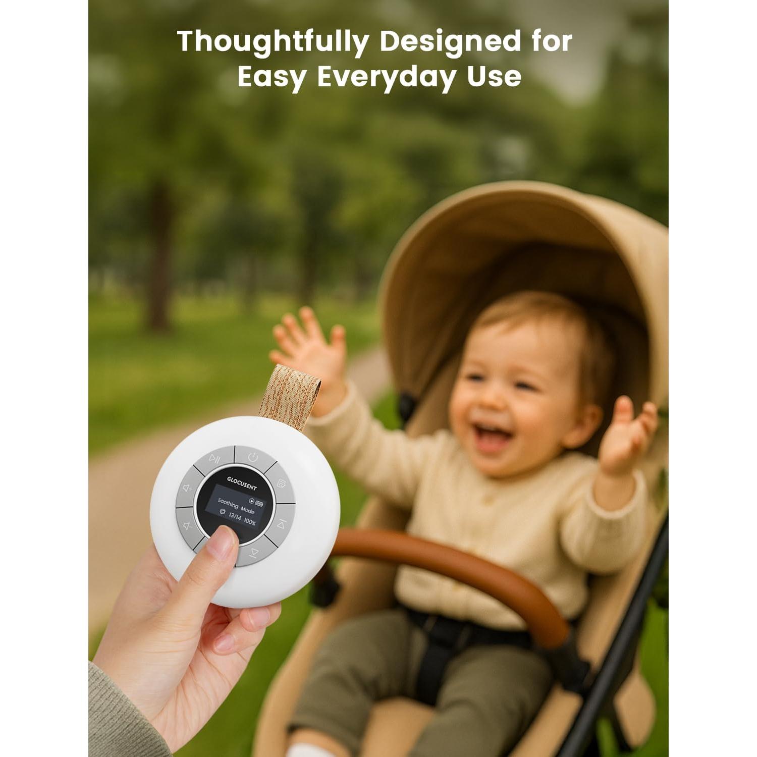 Máquina de Ruido Blanco Glocusent N13 con Luz Nocturna