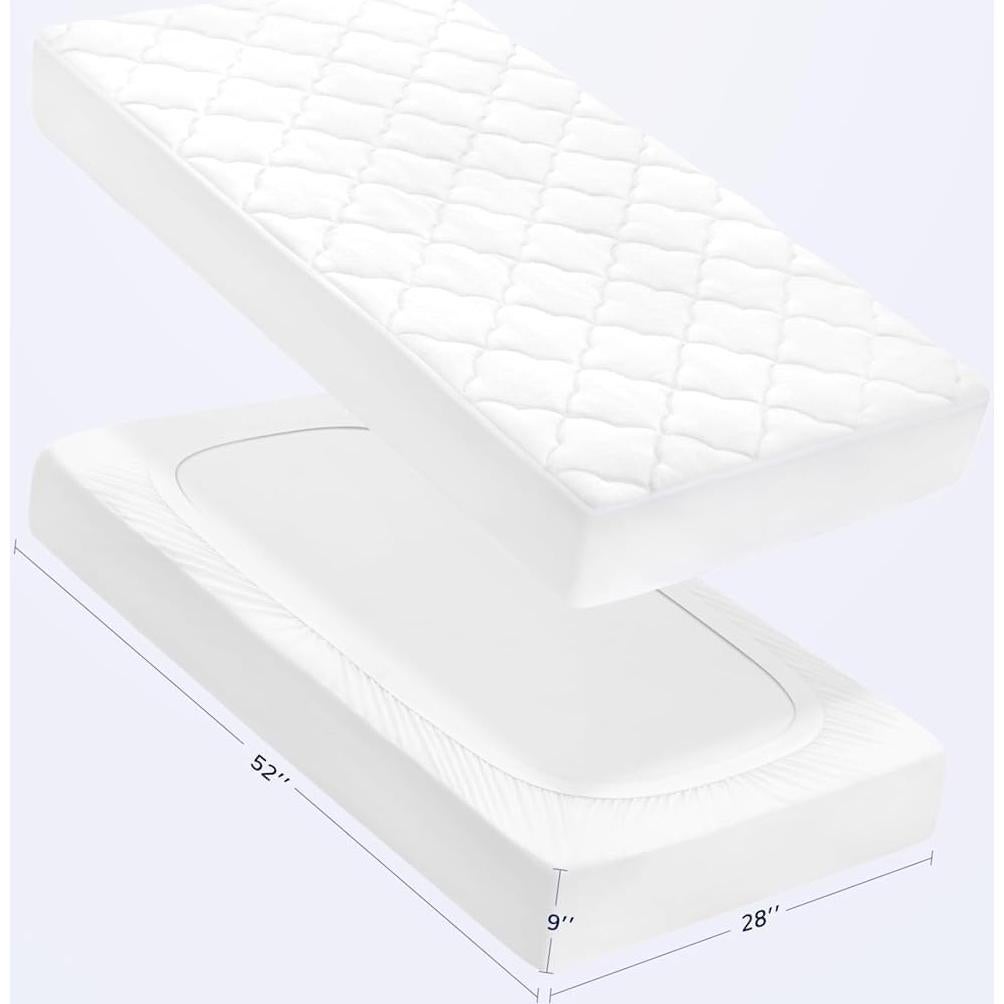 Protector de Colchón Impermeable SLEEP ZONE 71x132cm Blanco