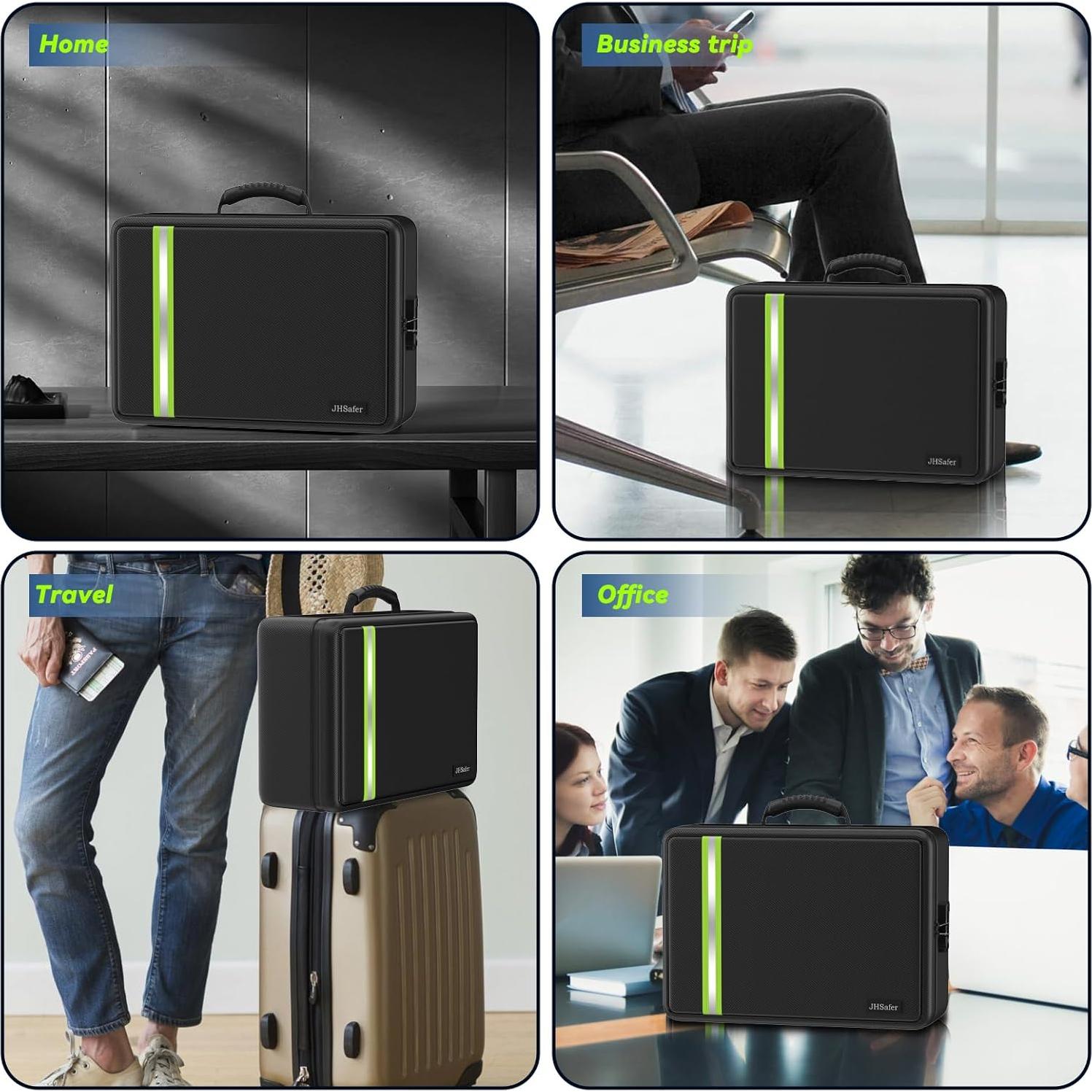 Bolsa de Documentos Ignífuga JIHOX 43x29 cm Impermeable