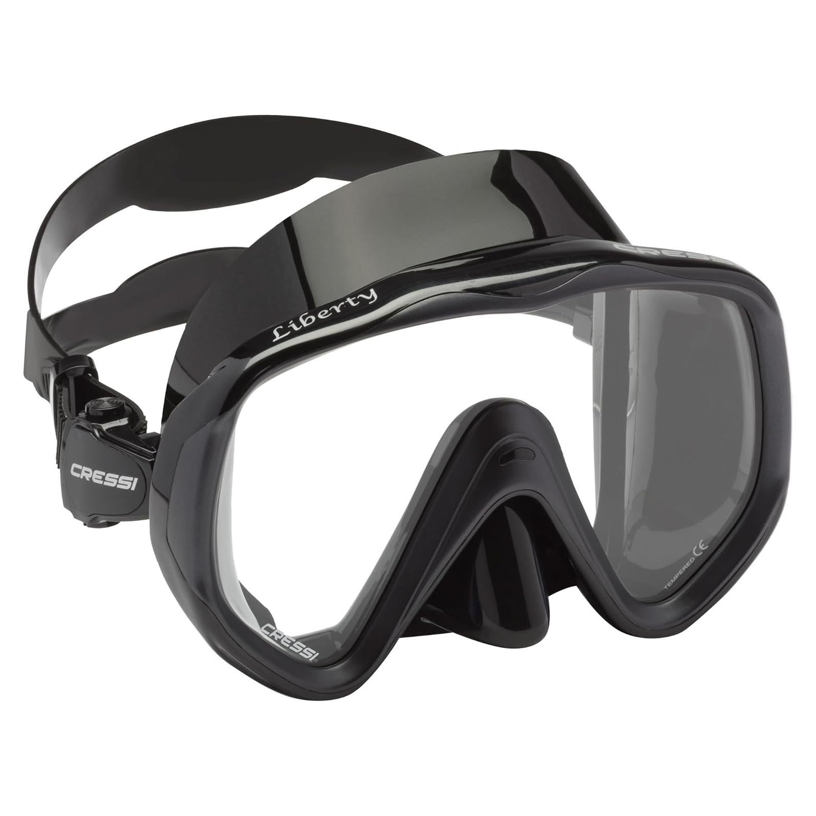 Cressi Máscara de Buceo Liberty Silicona Antiempañante