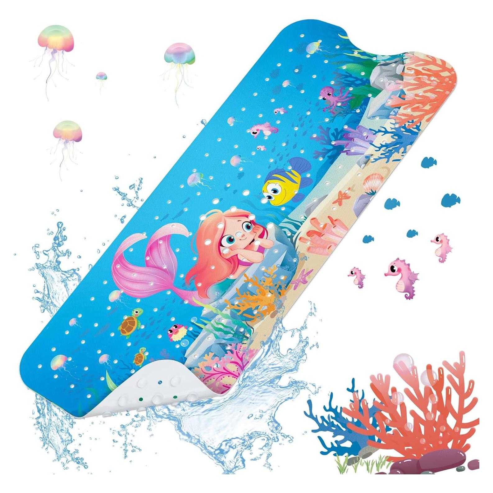 Alfombrilla de Baño Antideslizante SHUCHING Sirena 101.6x40.6cm