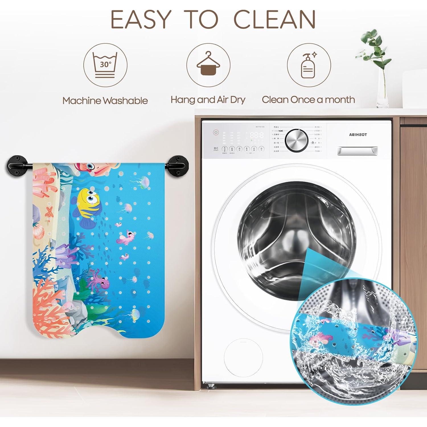 Alfombrilla de Baño Antideslizante SHUCHING Sirena 101.6x40.6cm