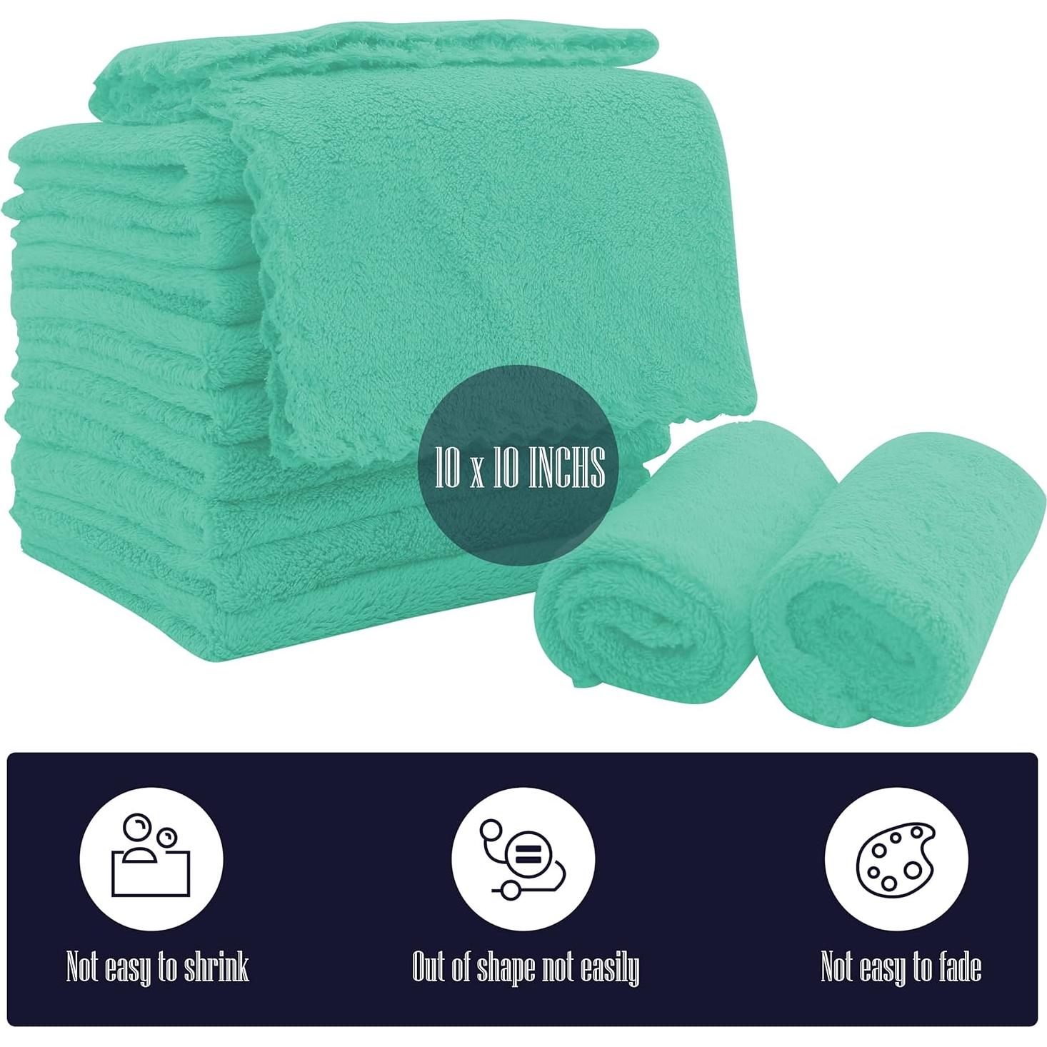 Toallitas para Bebés BAMBOO QUEEN 16 Unidades 25.4x25.4 cm Verde Aqua