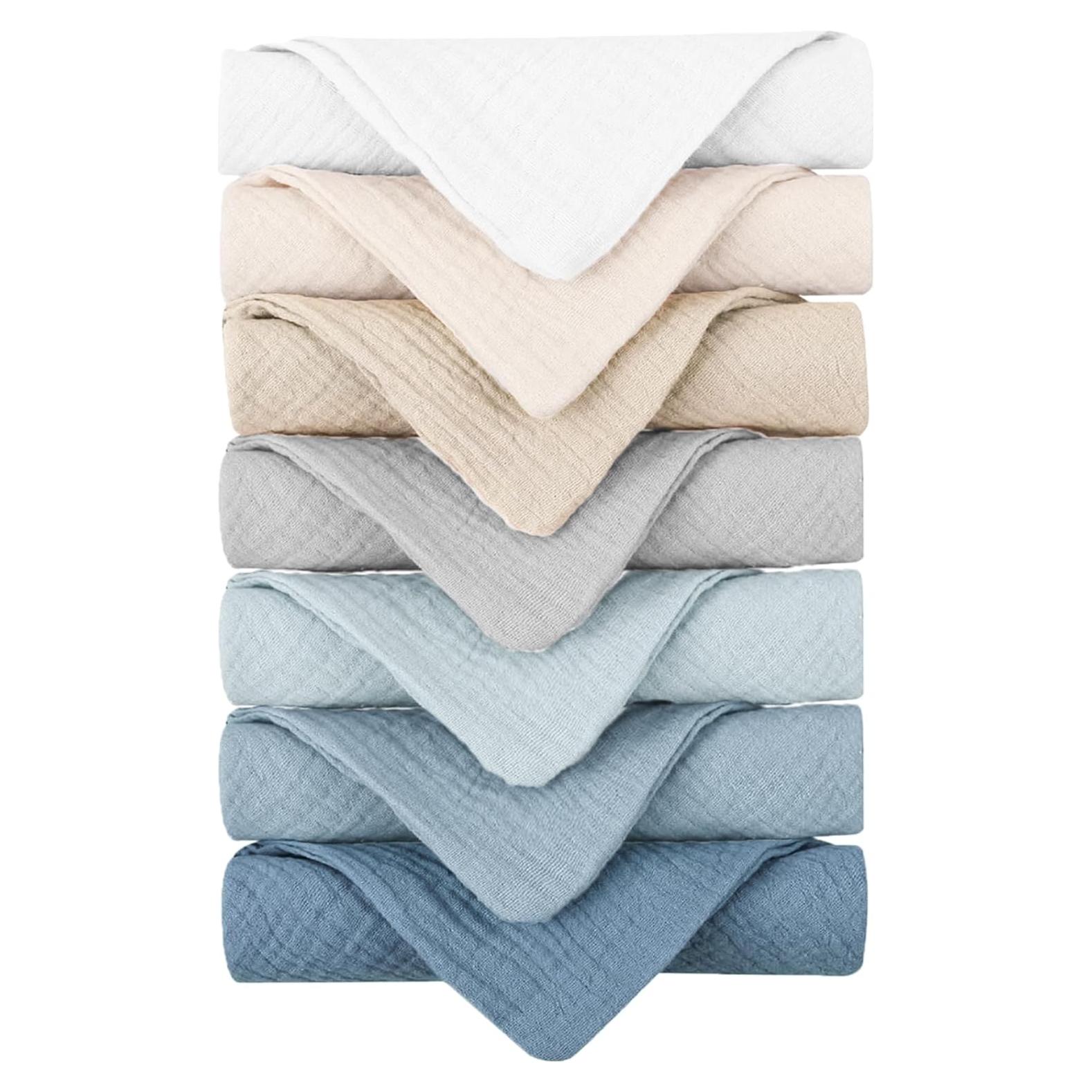 Toallitas de Muselina para Bebés Konssy 7 Unidades 28x28 cm