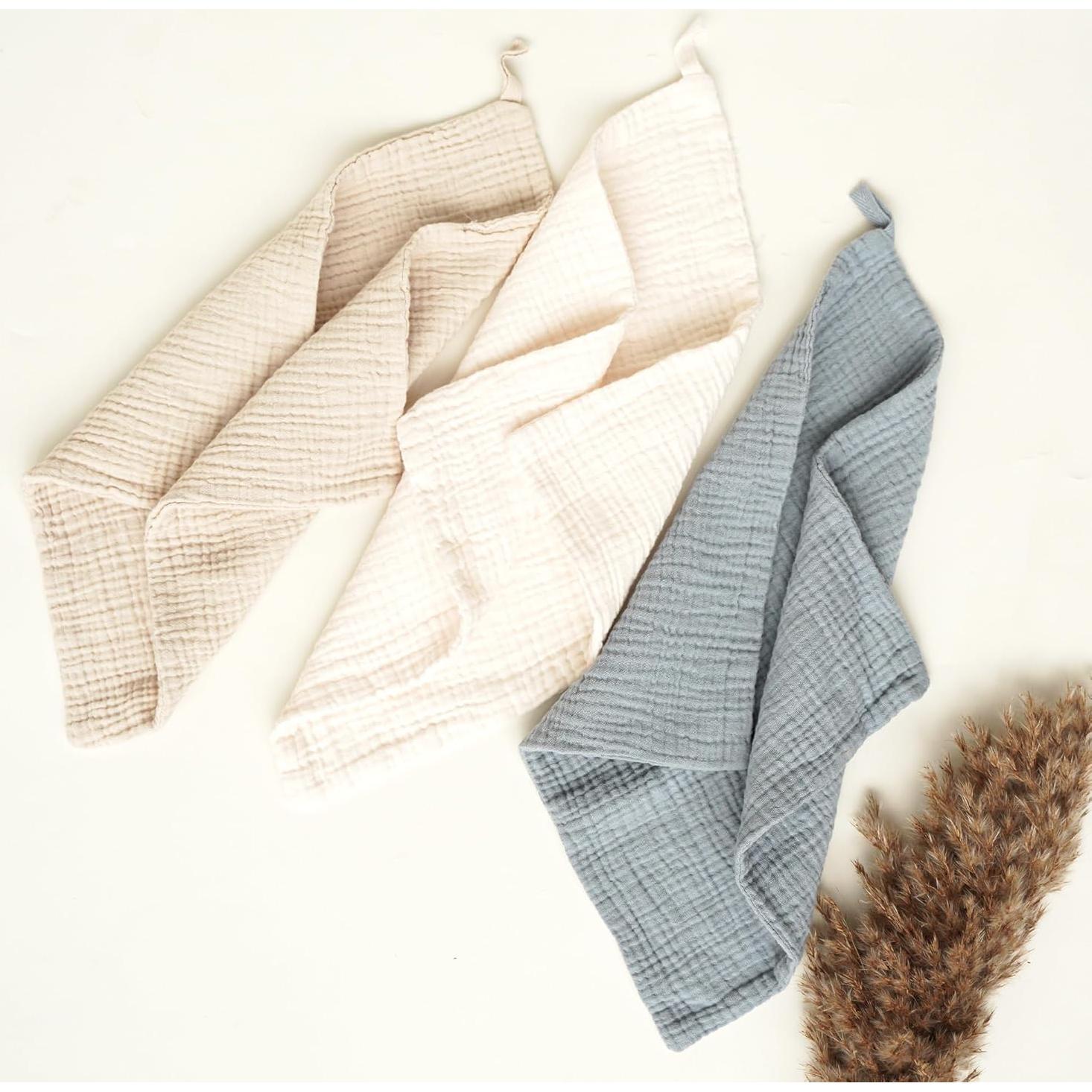 Toallitas de Muselina para Bebés Konssy 7 Unidades 28x28 cm