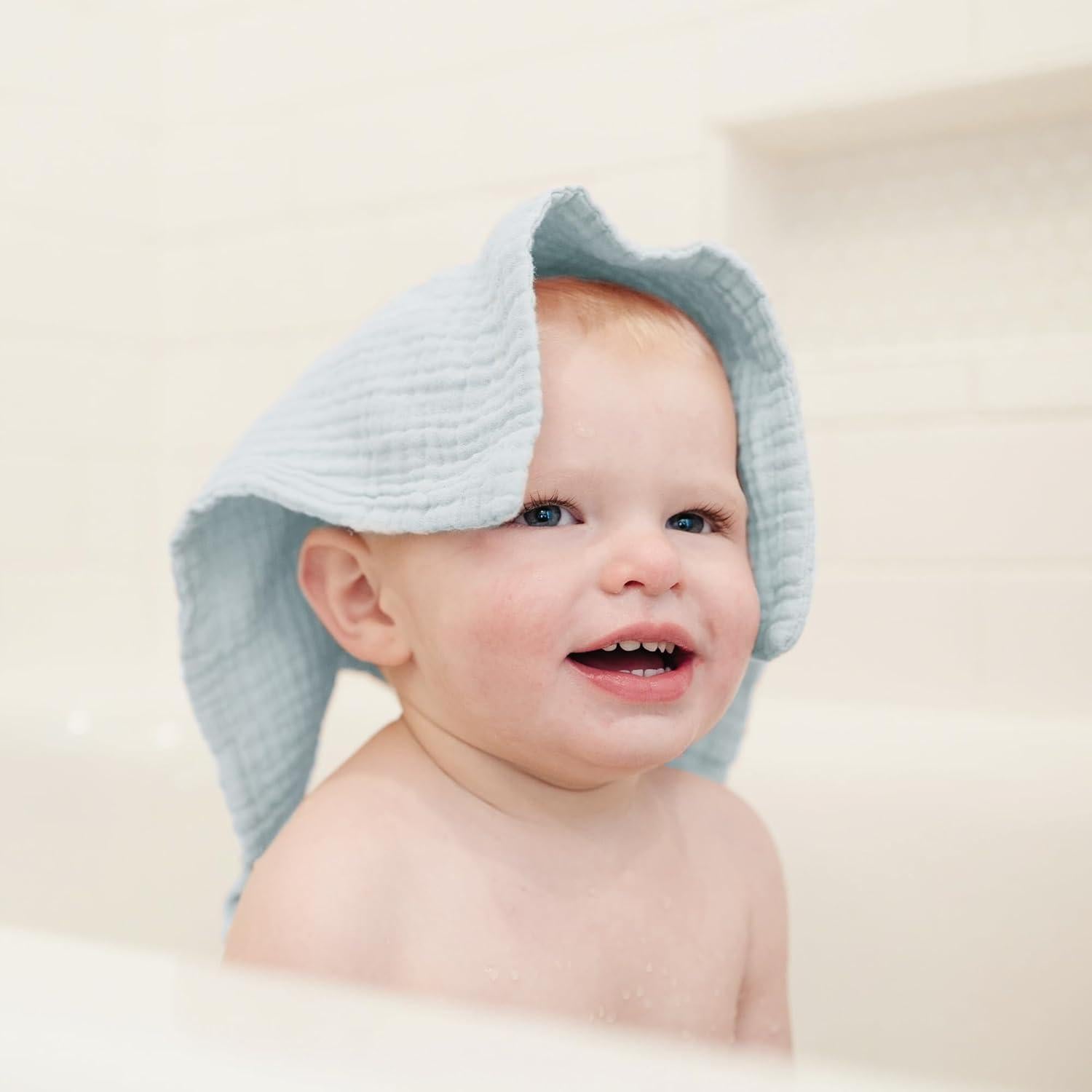 Toallitas de Muselina para Bebés Konssy 7 Unidades 28x28 cm