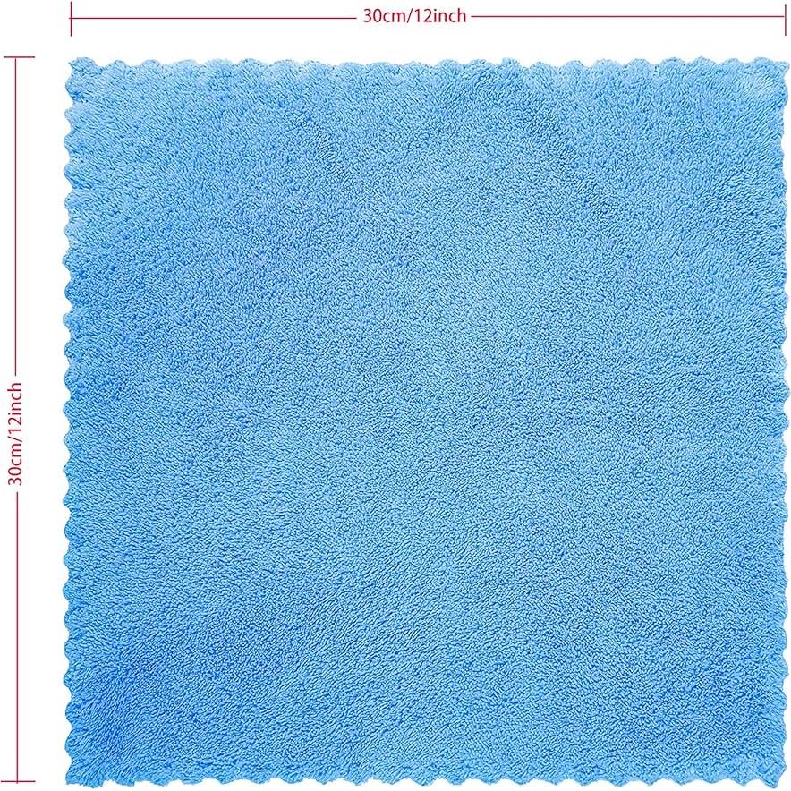 Paños de Baño para Bebés Kyapoo 12 Unidades Microfibra Azul