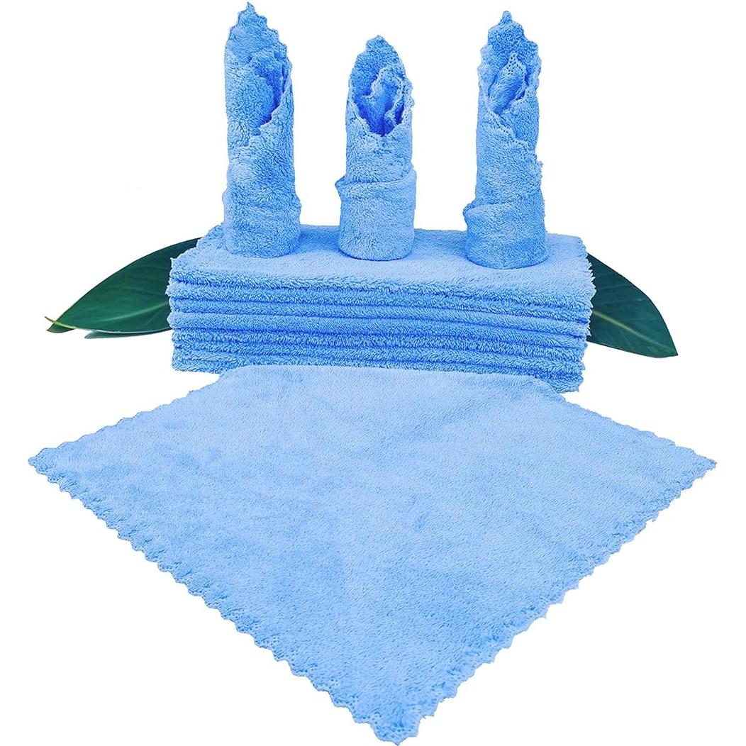 Paños de Baño para Bebés Kyapoo 12 Unidades Microfibra Azul