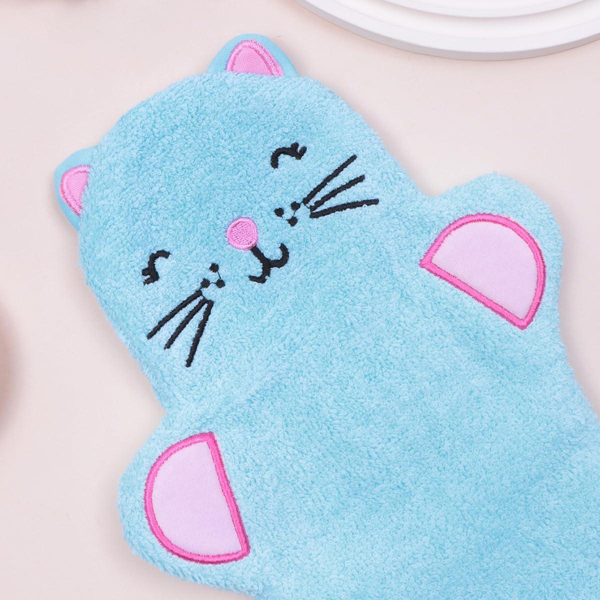 Mitón de Baño Orgánico JN&LULU para Bebés - Algodón Suave Exfoliante