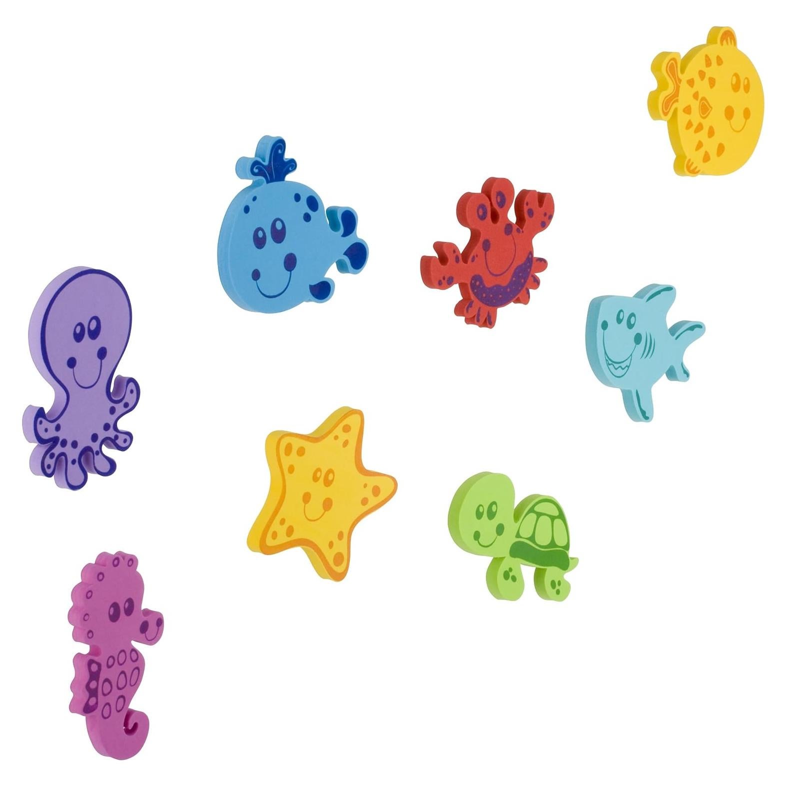 Nuby Set de Animales de Baño Flotantes de Espuma 16 Piezas