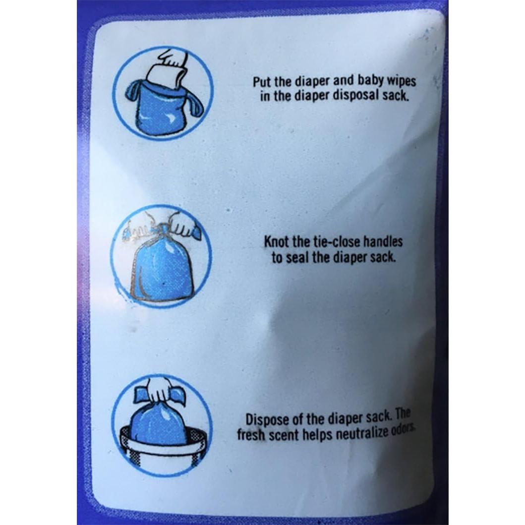 Bolsas Desechables para Pañales Sassy 100 Unidades Aroma Talco