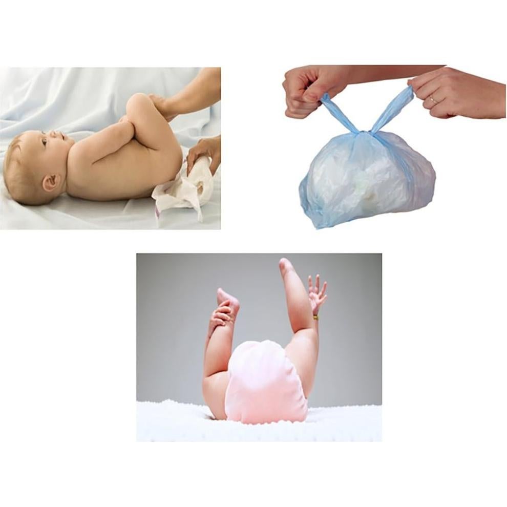 Bolsas Desechables para Pañales Sassy 100 Unidades Aroma Talco