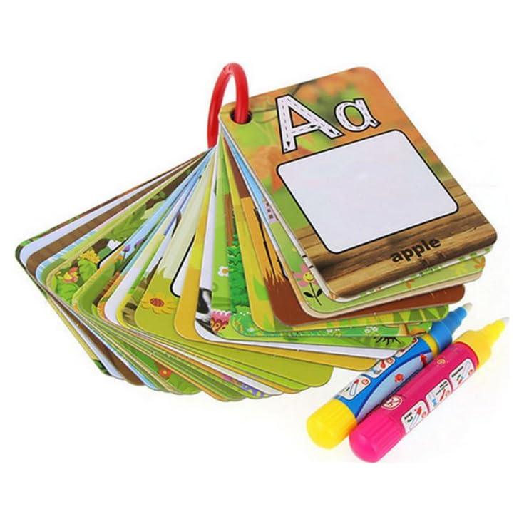 Tarjetas de Agua Coolplay A-Z para Niños - 26 Piezas Educativas