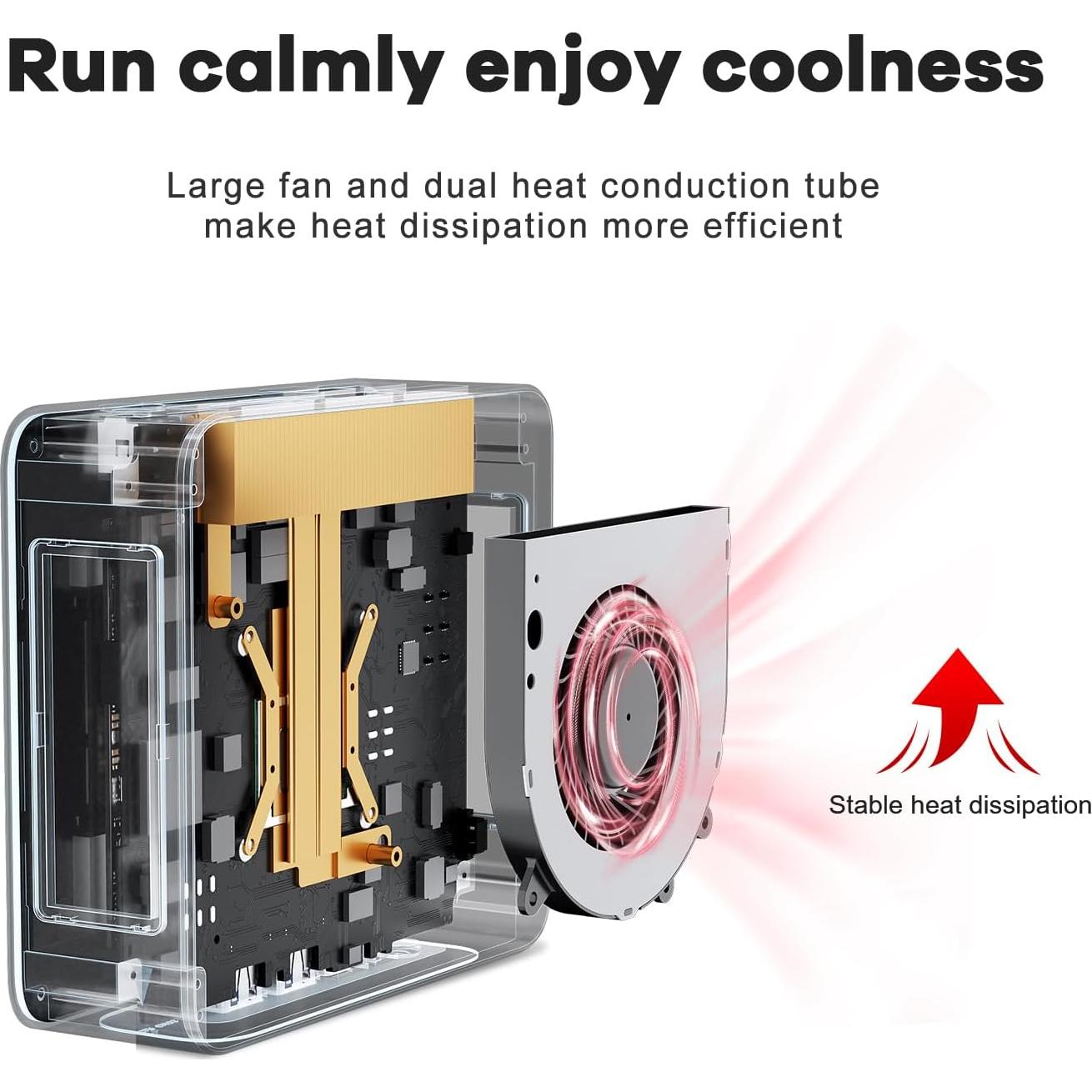 Mini PC Beelink SER5 Ryzen 5 5500U 16GB RAM 500GB SSD 4K