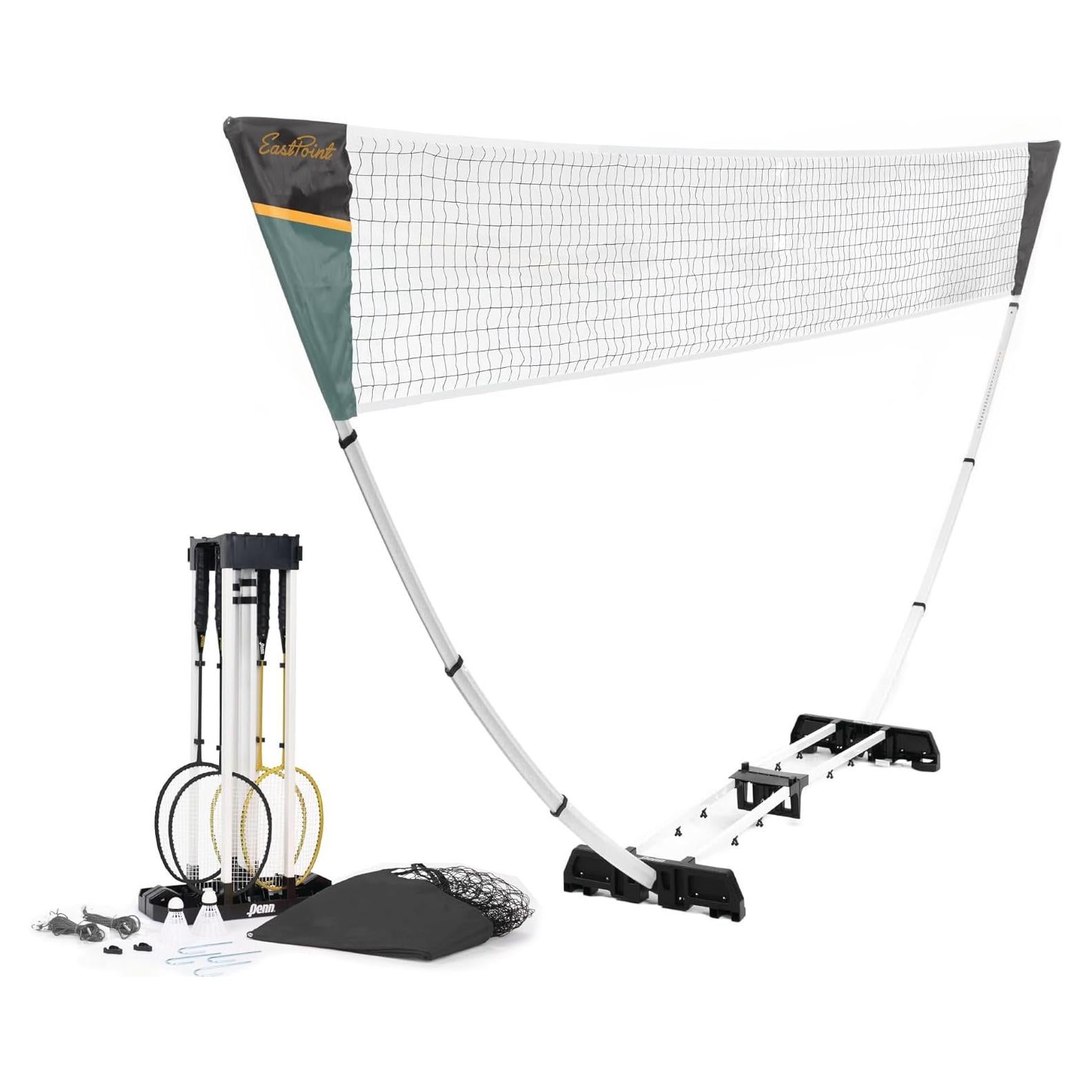 Conjunto de bádminton EastPoint Sports - Fácil Instalación, 4 Raquetas
