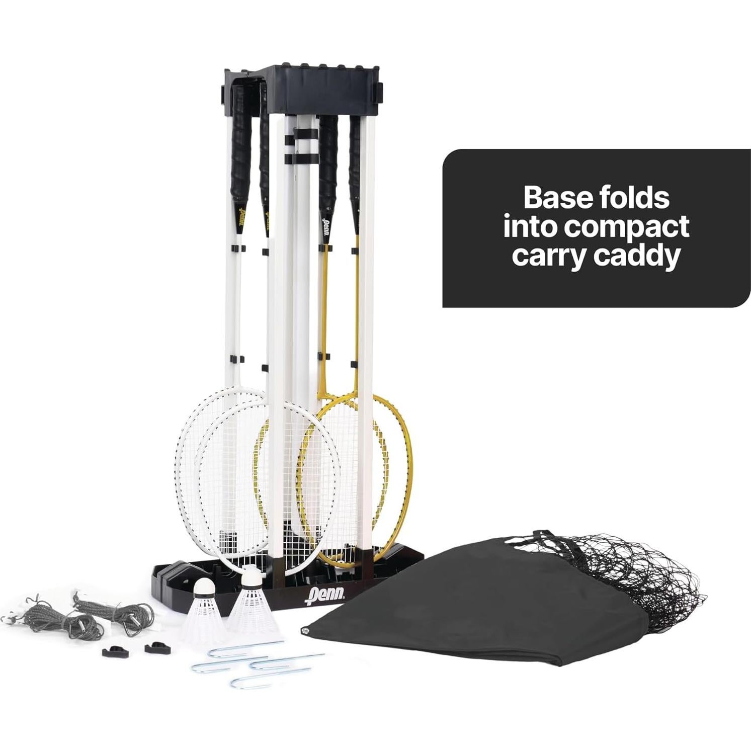 Conjunto de bádminton EastPoint Sports - Fácil Instalación, 4 Raquetas