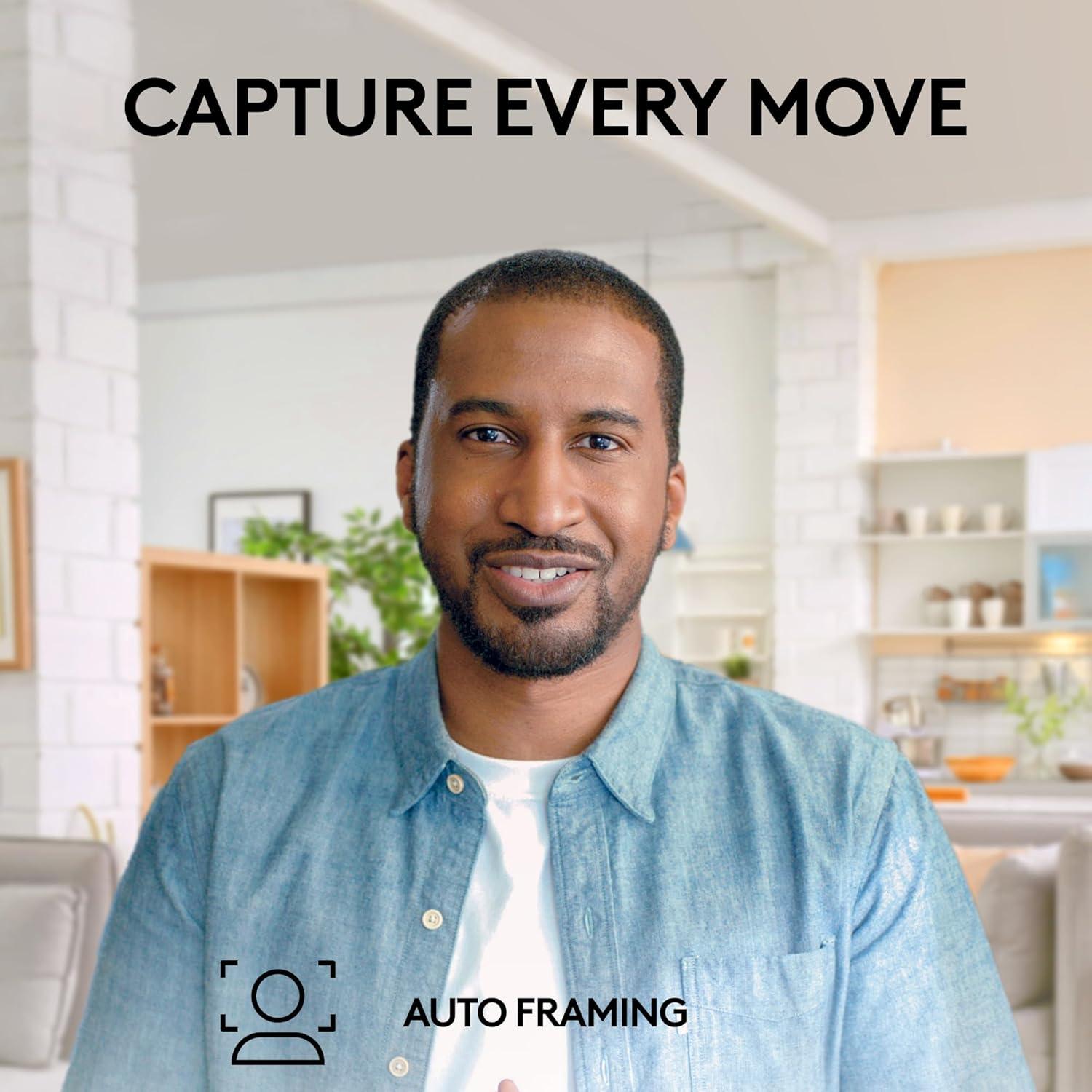 Webcam Logitech Brio 505 Full HD con micrófonos y obturador