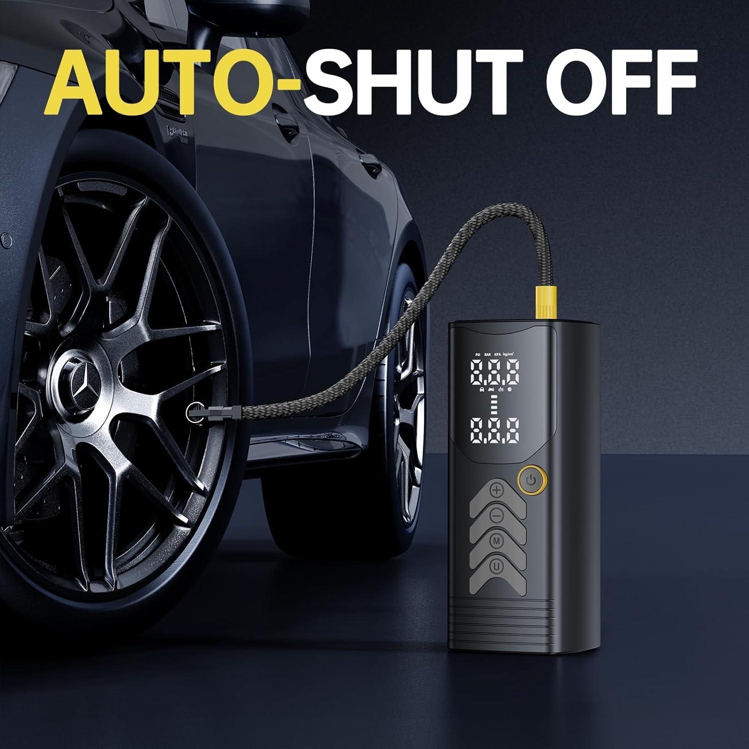 Compresor de Aire Portátil Ratolo CQB-008-5a 150PSI Batería 25000mAh