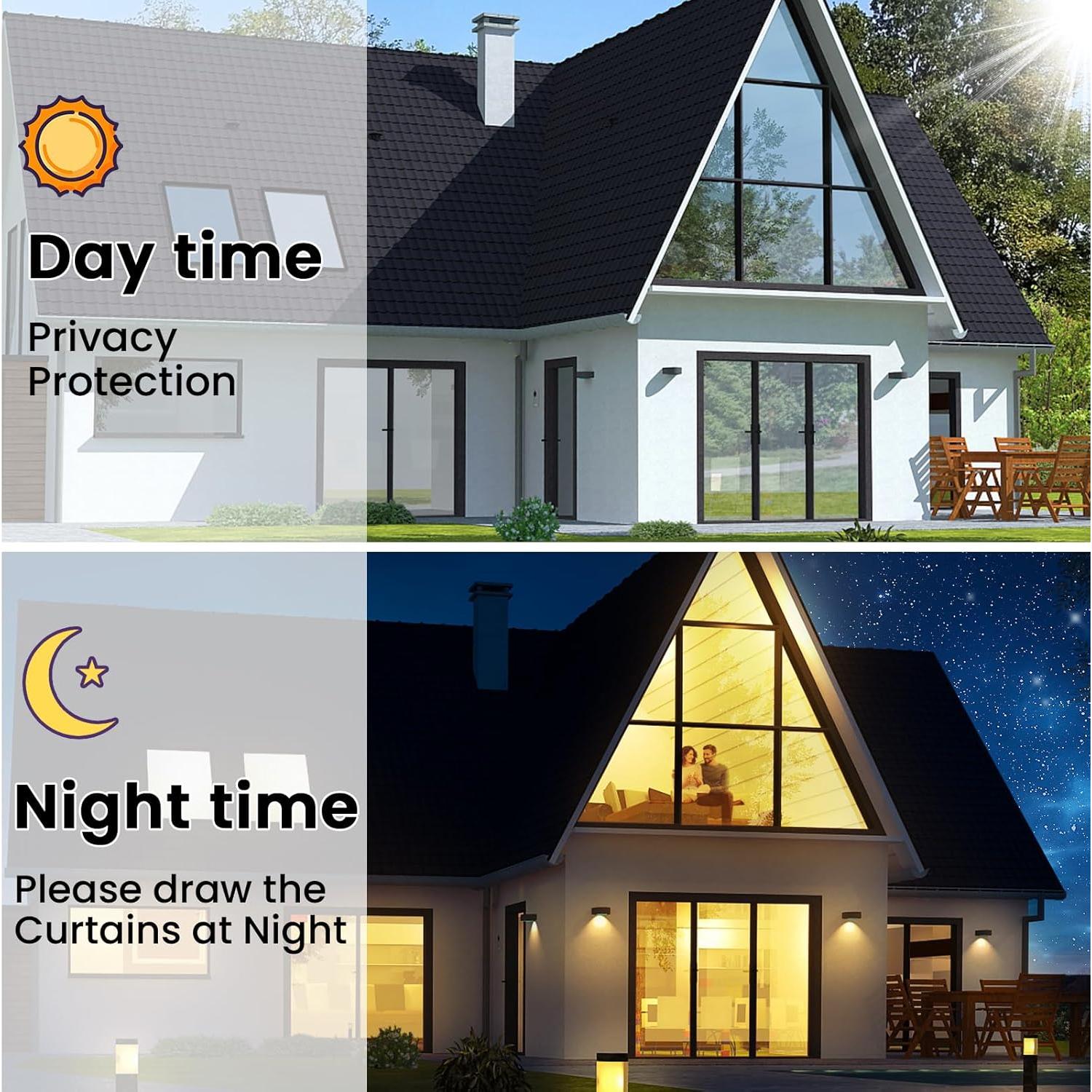 Película de Ventana Unidireccional SUNBABY 44.5x200cm Negro