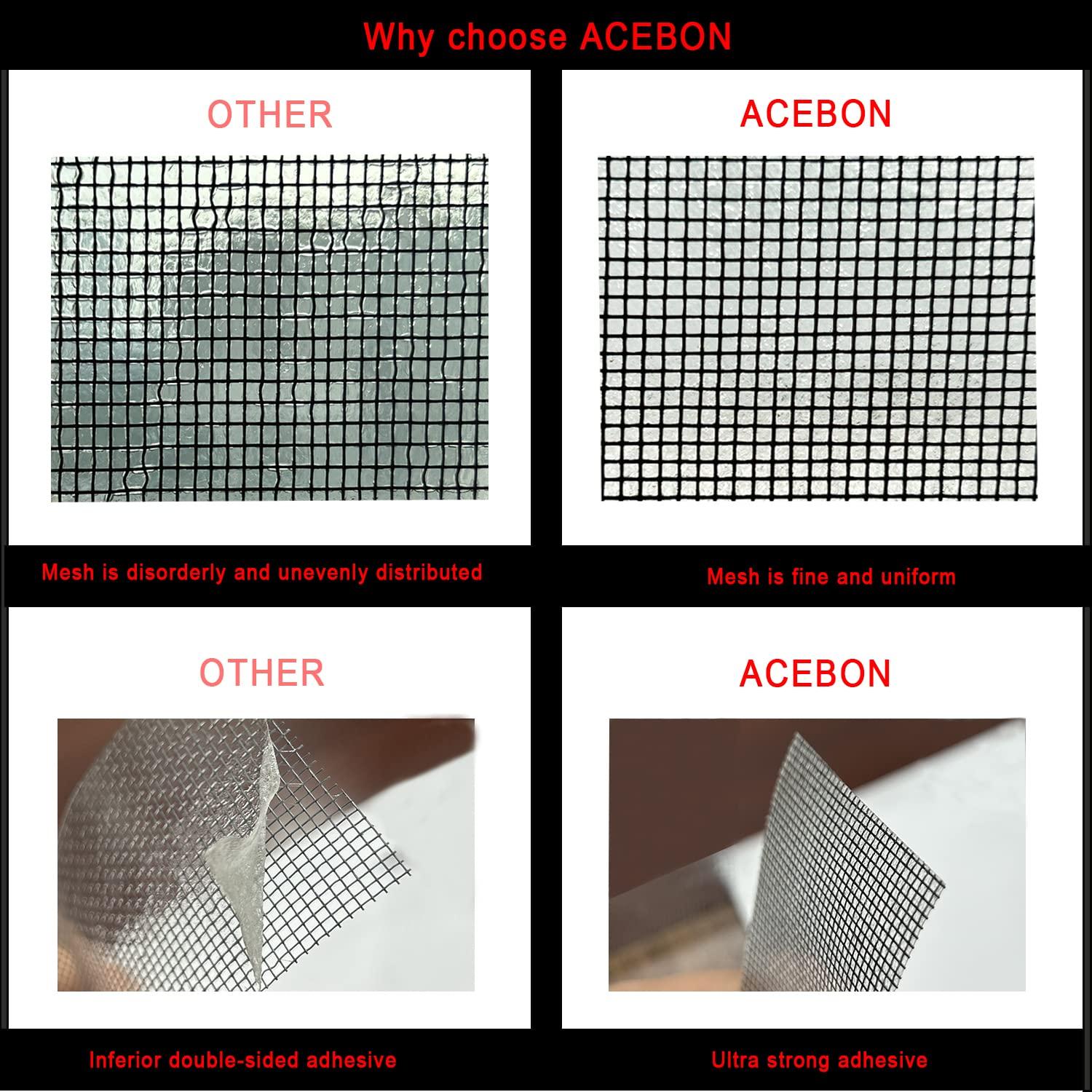 Cinta de Reparación de Pantallas de Ventana ACEBON 5cm x 200cm