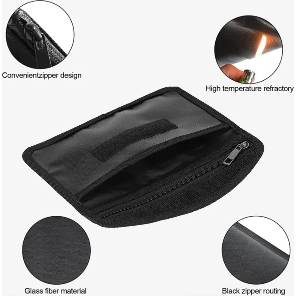 Bolsa Ignífuga Joyzan para Documentos y Dinero a Prueba de Agua