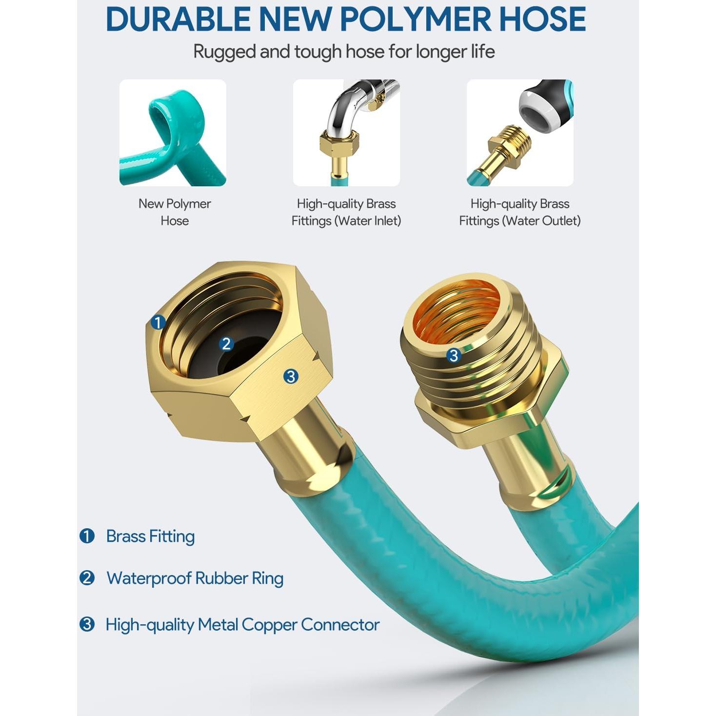 Carrete de Manguera Retráctil ENEACRO 1/2" x 20.12m con Boquilla