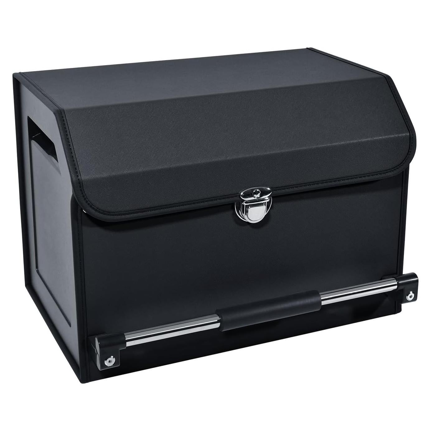 Organizador de Maletero Genérico de Cuero Negro 37L